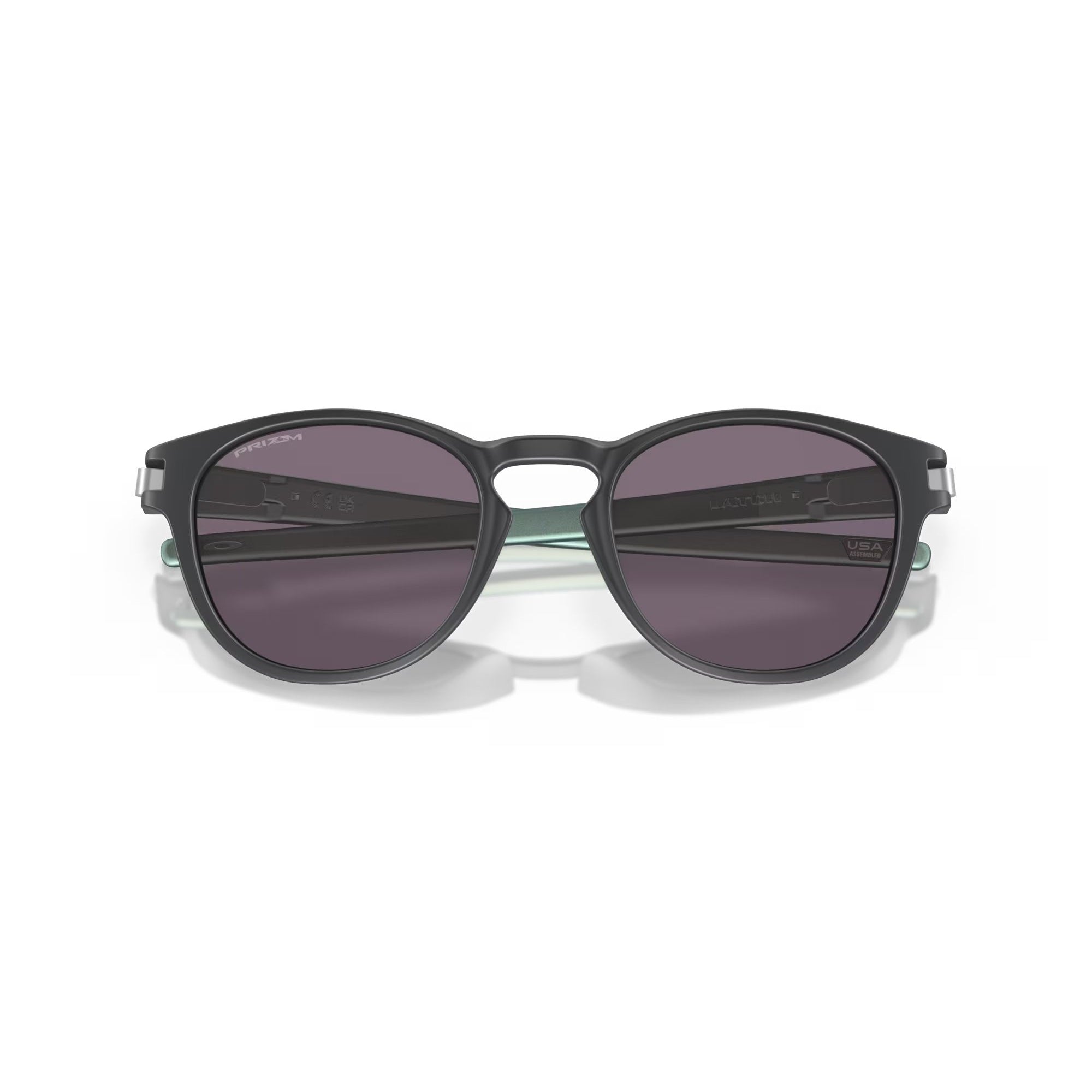 Oakley Latch Matte Carbon Polarized Sunglasses - UV Protection Sports & Driving Shades for Men & Women - Perfect for Outdoor Activities, Running, Cycling, and Beach