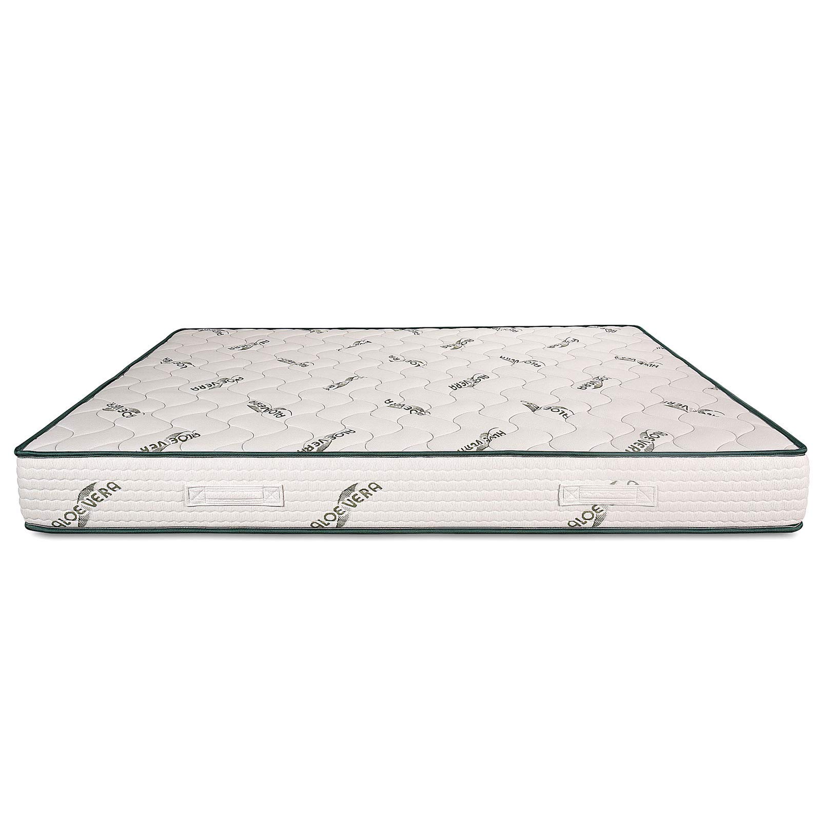 EVERGREENWEB - 20cm Thick Aloe Vera Memory Foam Mattress 140x200cm with Free Pillows | Breathable Eco-Friendly Fabric, Hypoallergenic, Fits All Bed Frames - Perfect for Back Pain Relief & Allergy Sufferers