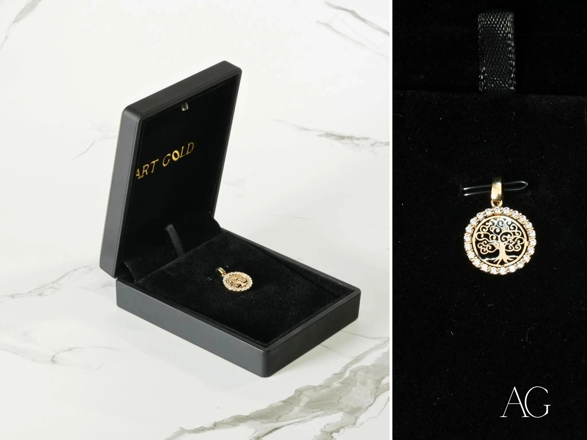 Golden Tree of Life Pendant Necklace - Spiritual Jewelry for Women & Men - Perfect for Meditation, Yoga & Gift Giving
