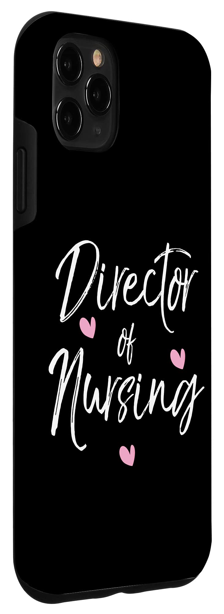 iPhone 11 Pro Max Case - Valentine's Day Pink Heart Design - Shockproof Protective Cover for Nurses & Healthcare Professionals - Perfect Gift for Valentine's Day, Birthday & Special Occasions