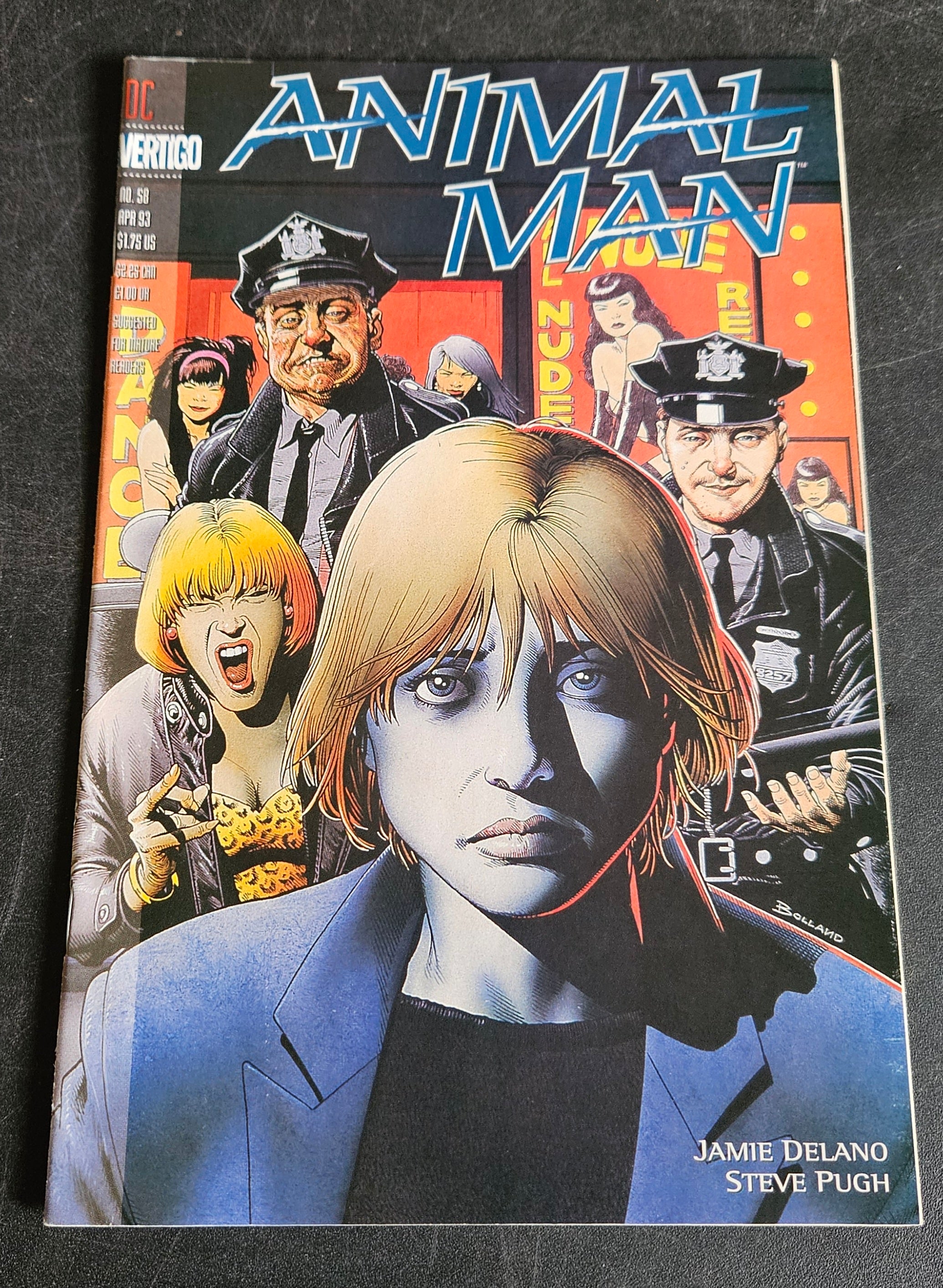 VERTIGO ANIMAL MAN #58 APRIL 1993 - PUGH & DELANO - DC Comics | Collectible Vintage Comic Book for Superhero Fans & Comic Collectors