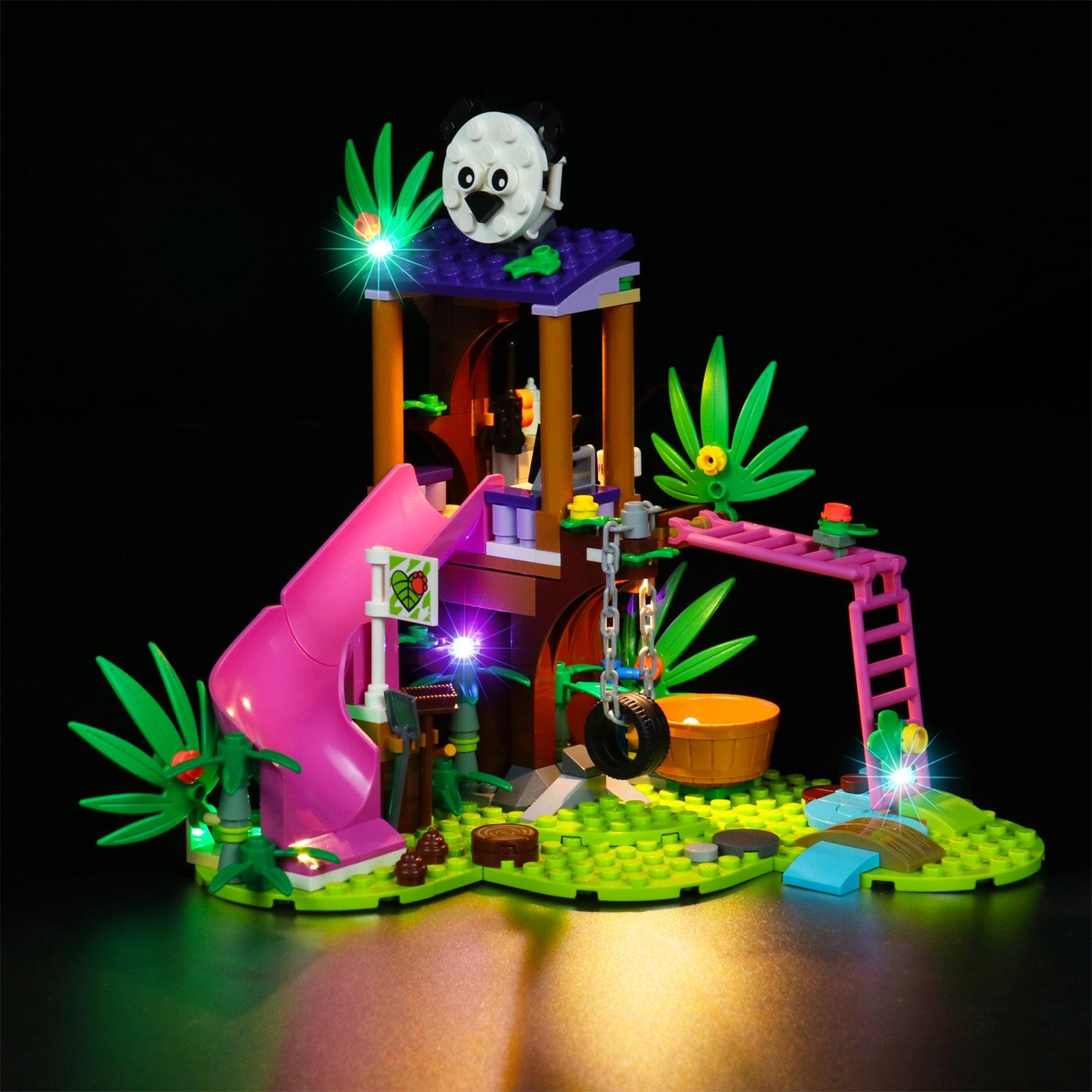 LEGO Friends Panda Jungle Tree House 41422 Light Kit - Compatible with Official LEGO Sets | DIY Lighting for Enhanced Display & Nighttime Play | Perfect for Kids' Rooms & LEGO Collections