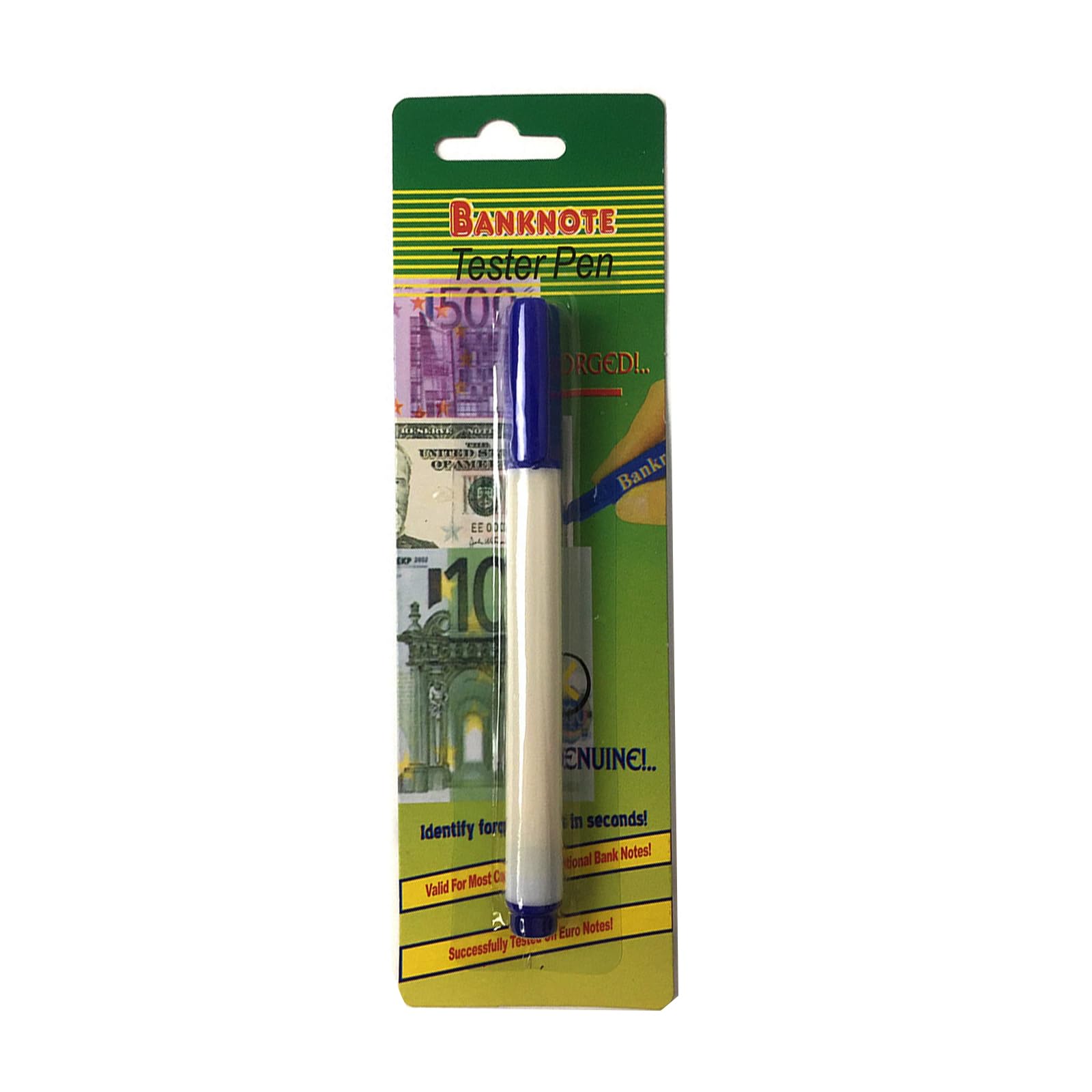 **Money Detector Pen - UV Counterfeit Bill Checker, Portable Currency Tester for US Dollars - Perfect for Cashiers, Retailers & Travelers**