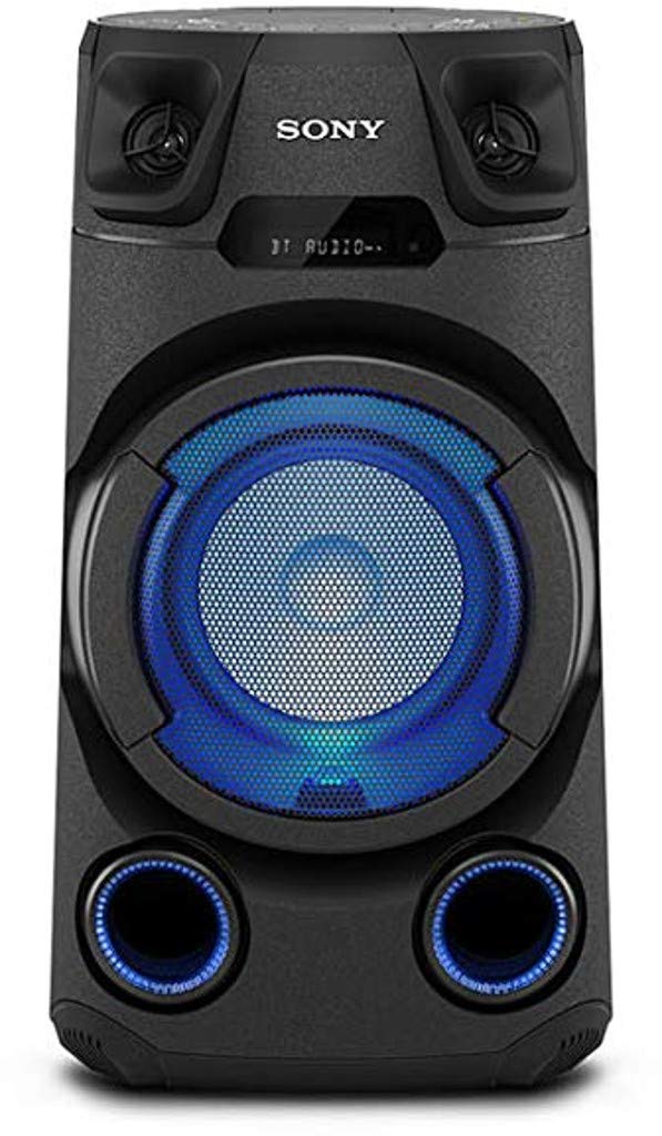 Sony High Power Bluetooth Audio System - Premium Wireless Speaker with Deep Bass, NFC, and 20-Hour Playtime - Perfect for Home Theater, Parties, and Outdoor Gatherings (Black)