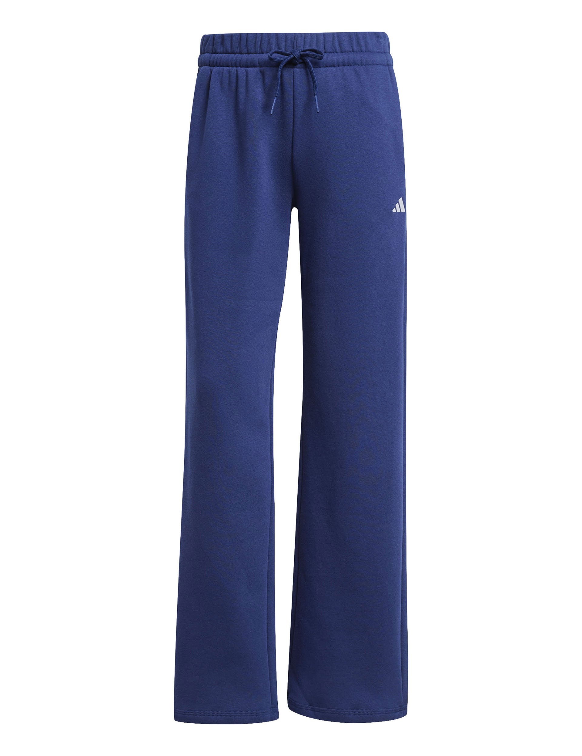 Essentials Small Logo Cozy Open Hem Joggers - Dark Blue/White | Comfortable Lounge Pants for Home, Gym & Casual Wear