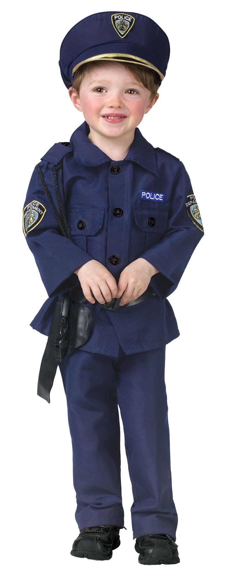 Fun World Costumes Baby Boy's Complete Policeman Toddler Costume 8-10 - Perfect for Halloween, Dress-Up Parties & Role Play Adventures