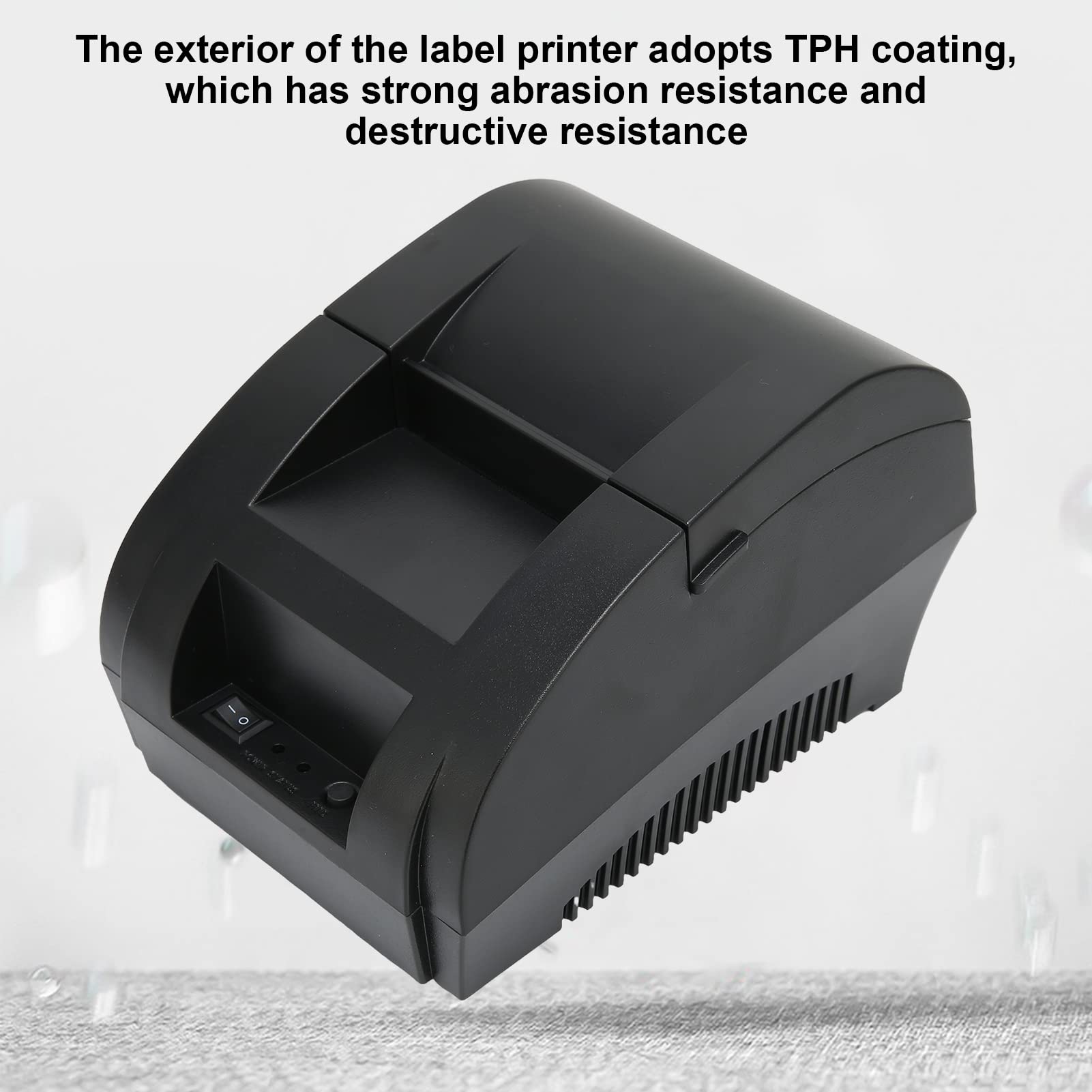EXCLUZO 90mm/s High-Speed Thermal Label Printer for Shipping & Retail POS Systems - Perfect for Express Delivery, E-commerce, and Small Business Logistics