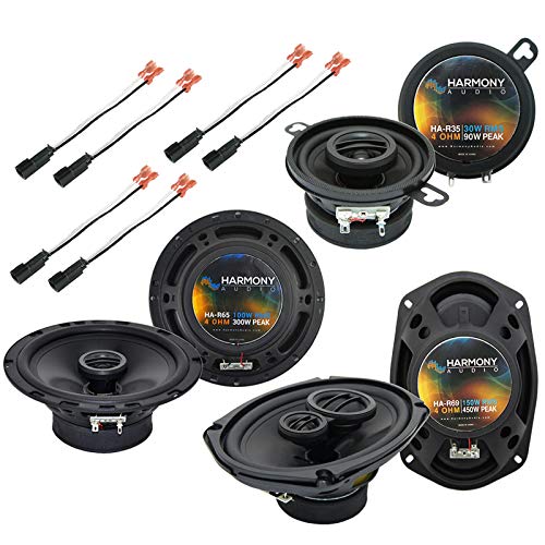 Harmony Audio HA-R65 Speaker Bundle with HA-R35 & HA-R69 - Premium Factory Replacement for 2000-2001 Plymouth Neon - Perfect for Car Audio Upgrades and Enhanced Driving Experience