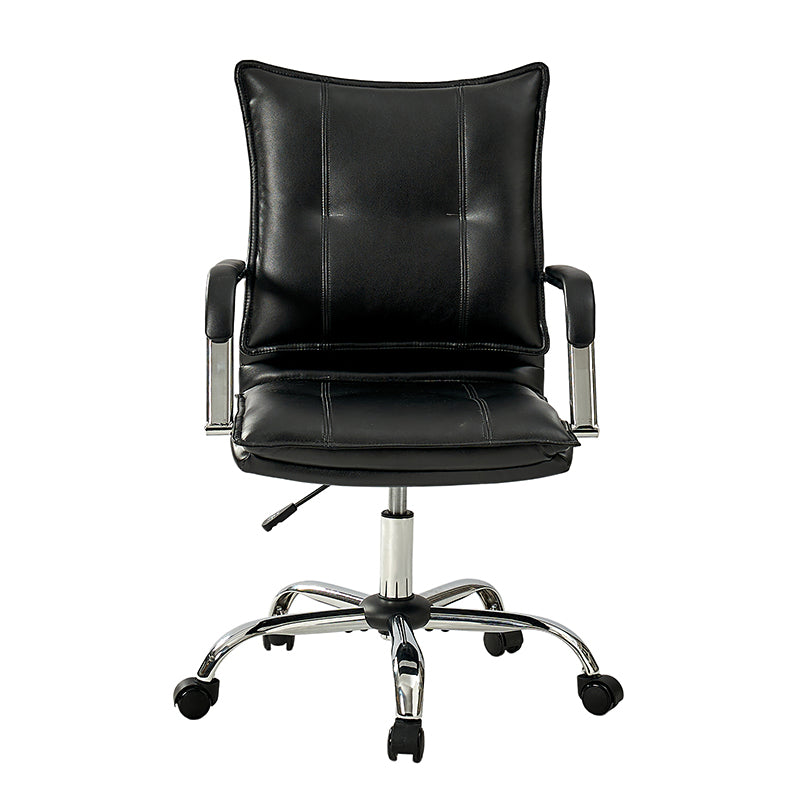 Ergonomic Doug Task Chair with Padded Arms - Adjustable Office Chair for Home & Work - Comfortable Desk Chair with Lumbar Support for Long Hours Sitting