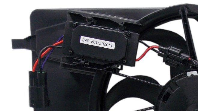 Ford Focus Radiator & Condenser Fan Replacement - Compatible with FO3115189 | Perfect for Cooling System Repair & Maintenance