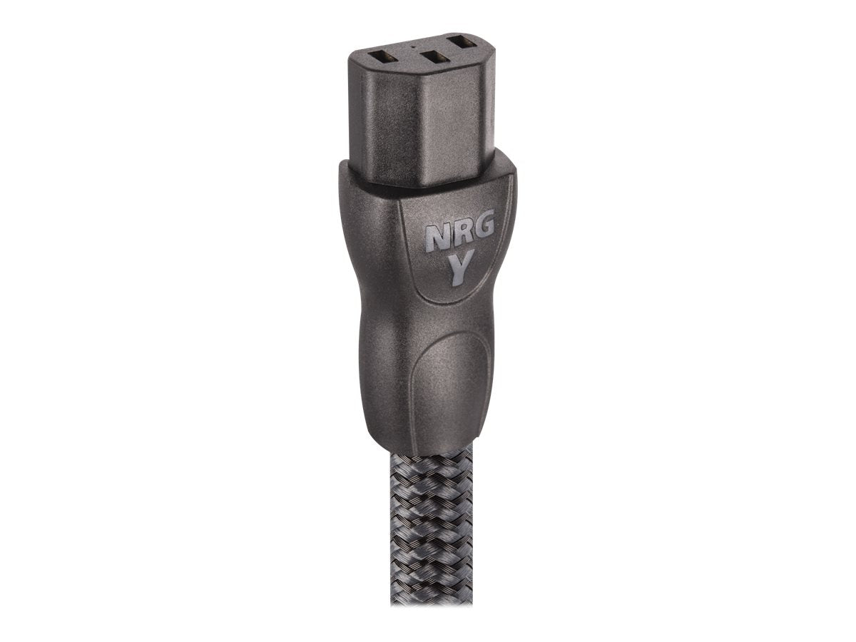 Audioquest NRG Y3 High Current Power Cable - Premium AC Power Cord for Home Theater, Hi-Fi Audio & Gaming Setup - Enhance Sound Quality & Reduce Noise Interference