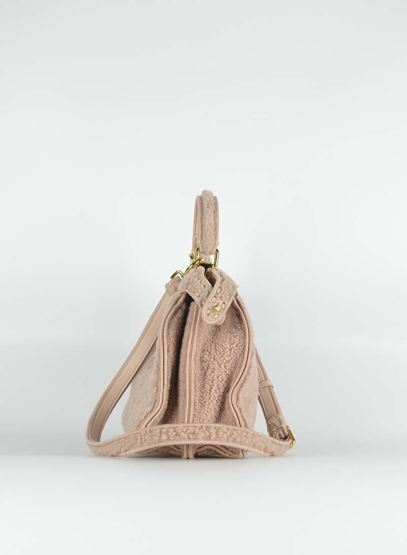 Fendi Peekaboo I See U Handbag in Montone Rosa Antico | Luxury Leather Tote Bag for Women | Perfect for Work, Travel & Everyday Use
