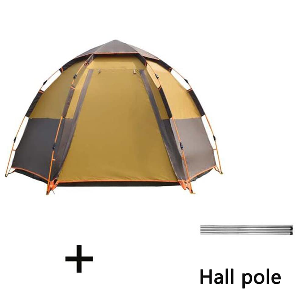 **5-8 Person Automatic Pop-Up Tent - Waterproof, Windproof & Double-Layer Rainproof - Extra Large Luxury Camping Tent for Outdoor Adventures, Beach Trips & Picnics**