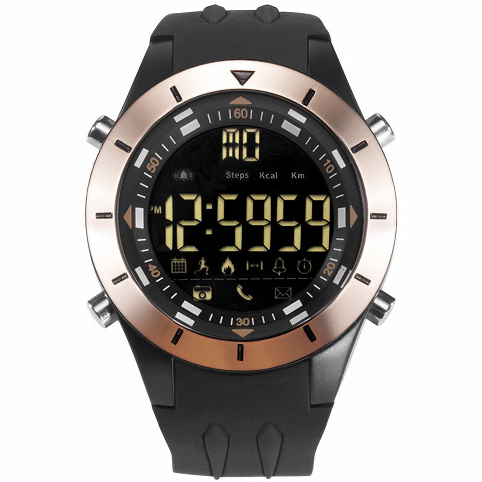 Smart Watch for Men - Multifunctional Fitness Tracker with Pedometer, Waterproof Sports Watch, Calendar & Heart Rate Monitor - Perfect for Running, Gym & Outdoor Activities