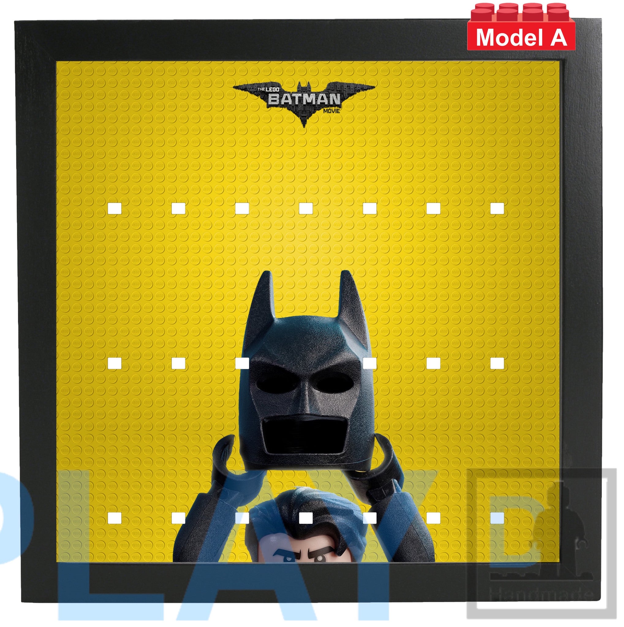 The Lego® Batman Movie Minifigures Display Frame - Collectible Minifigure Showcase for LEGO Fans | Perfect for Home Decor, Office Display & Gift Giving