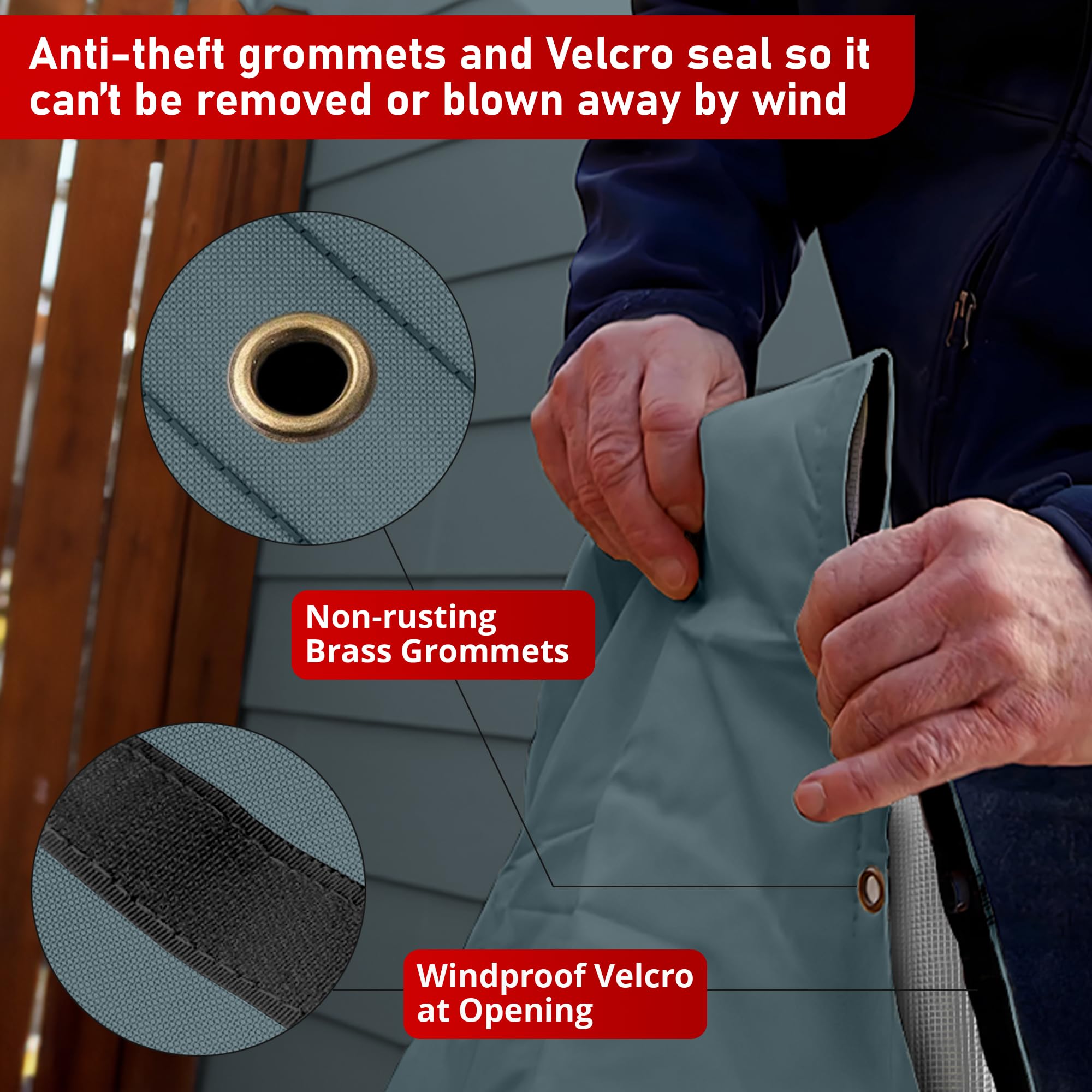 Redford Supply Co. Extreme Cold Snap (0°F) Double Wall EVA Backflow Preventer Insulation Cover - Weatherproof Sprinkler Valve Cover, Well Pump Protection, Pipe Insulator for Freezing Temperatures (20