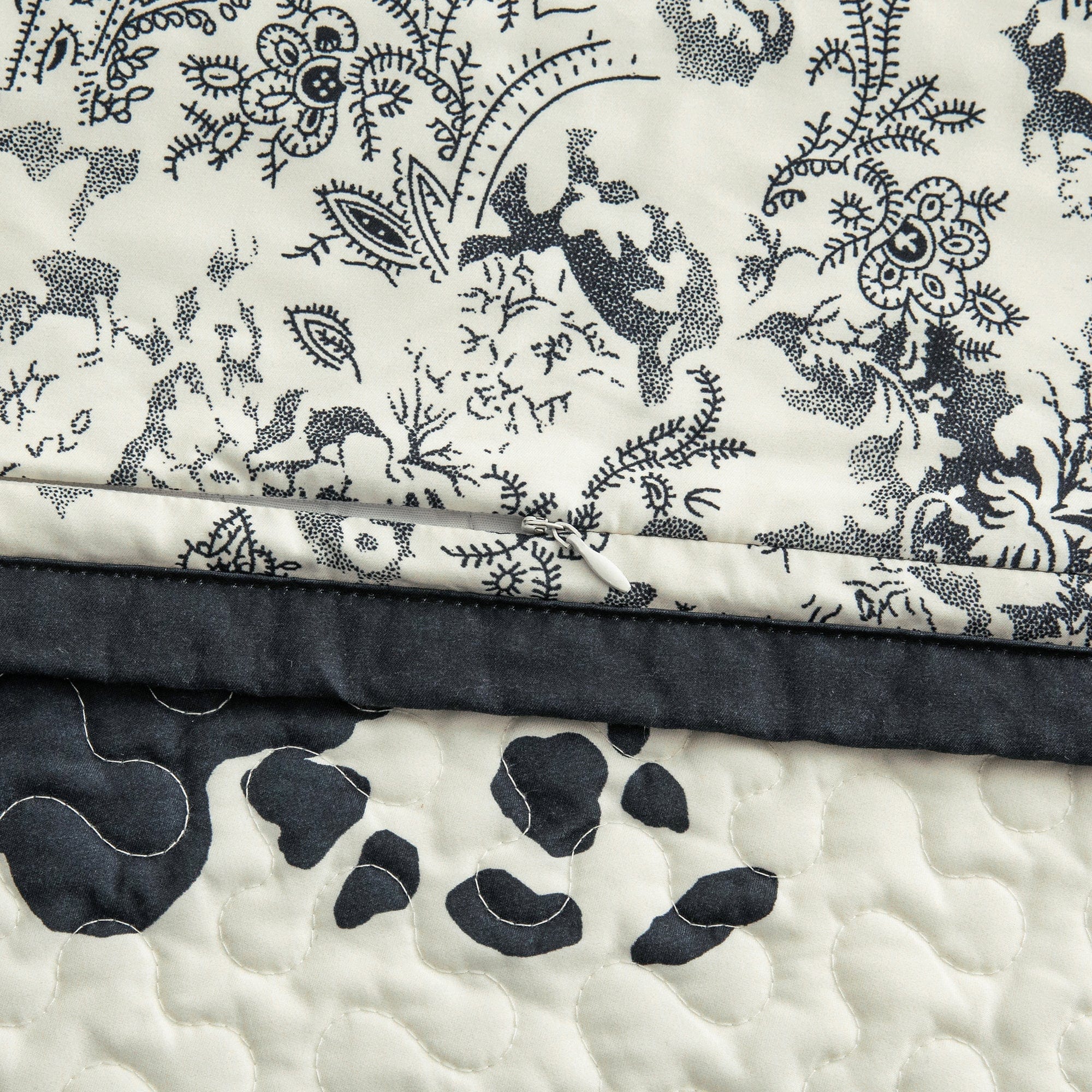 Premium Clara Cowhide Reversible Quilt Set - Soft & Durable Bedding for All Seasons | Perfect for Master Bedroom, Guest Room & Cozy Home Decor