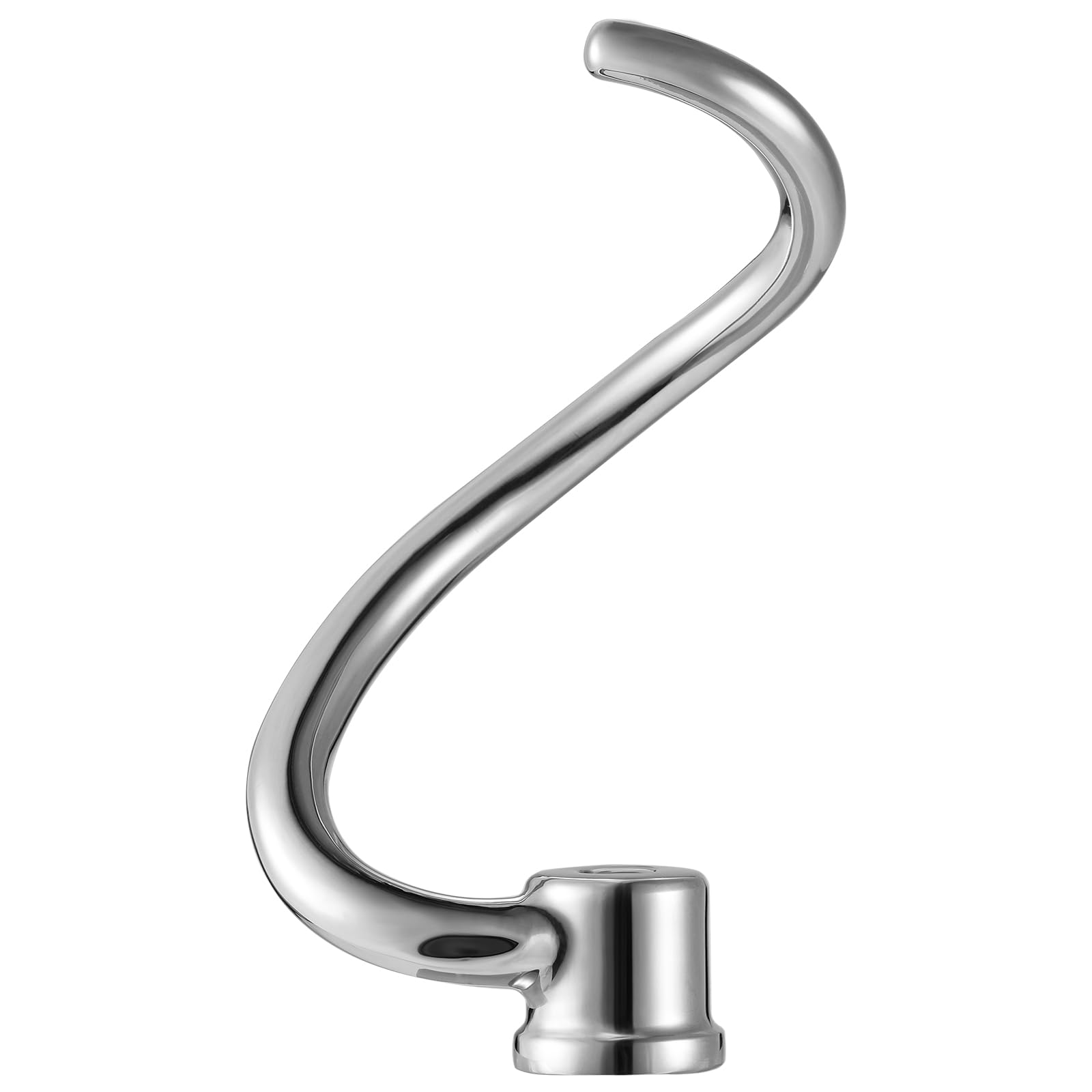 Stainless Steel Spiral Dough Hook Attachment for KitchenAid 6QT Bowl-Lift Stand Mixers - Compatible with KV25G0X, KP26M1X & Pro 600 Series - Dishwasher Safe - Perfect for Baking Bread, Pizza Dough & Pastries