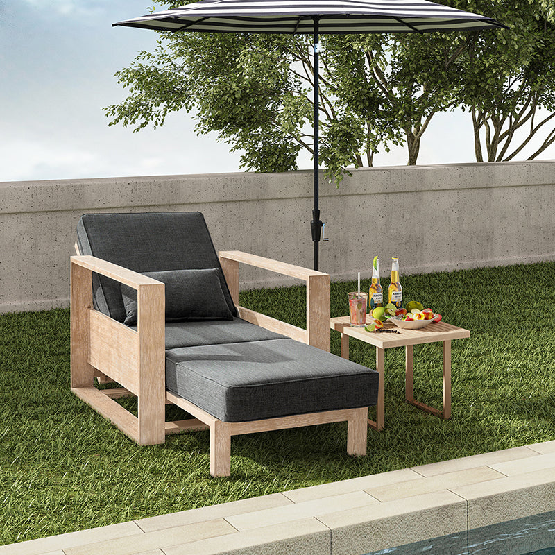 Enrico Adjustable Backrest Chaise Lounge - Ergonomic Outdoor Patio Furniture for Poolside, Garden & Relaxation