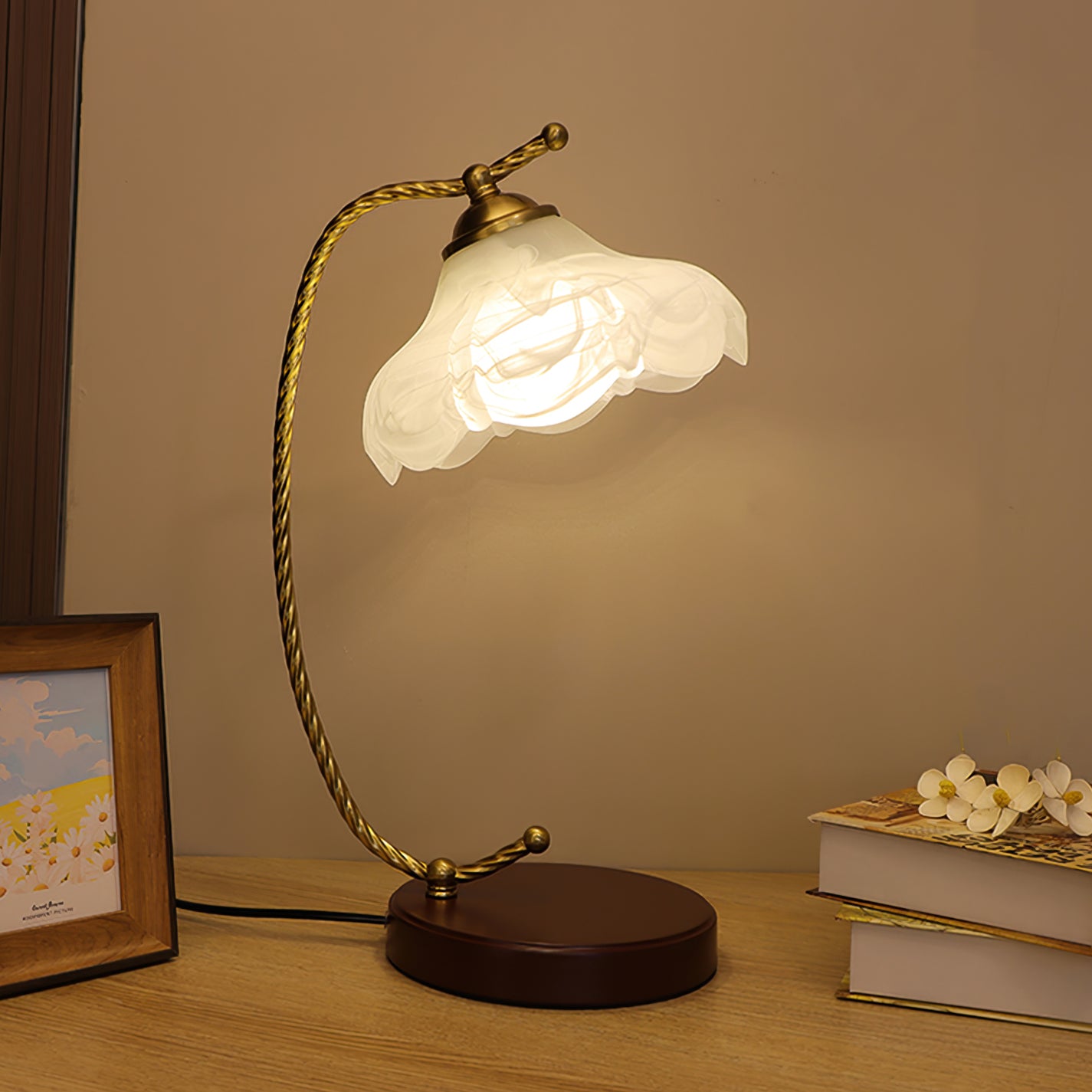 Dotty Table Lamp - Modern LED Nightstand Light for Bedroom, Living Room & Office - Stylish Home Decor Lighting