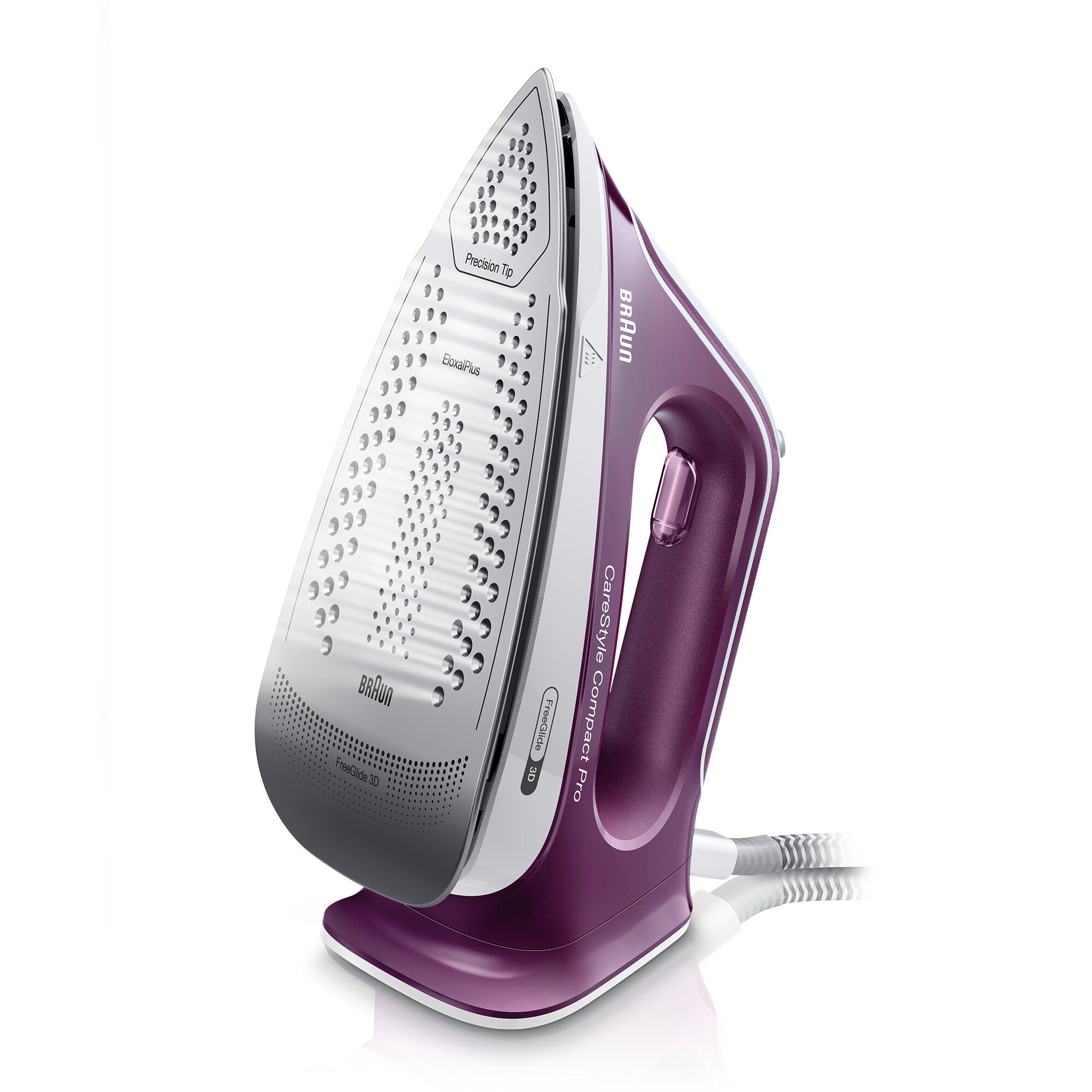 Braun IS2577VI CareStyle Compact Pro Steam Iron with Pressure - Perfect for Travel, Home & Office Use, Wrinkle-Free Clothes Anywhere