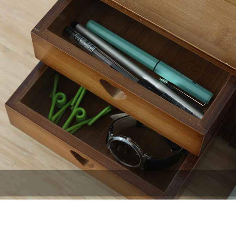 GALSOR Wooden Monitor Stand Riser with Storage - Ergonomic Laptop & Computer Monitor Stand for Office & Home Desk Organization - Perfect for Workspace, Gaming & Study Setup