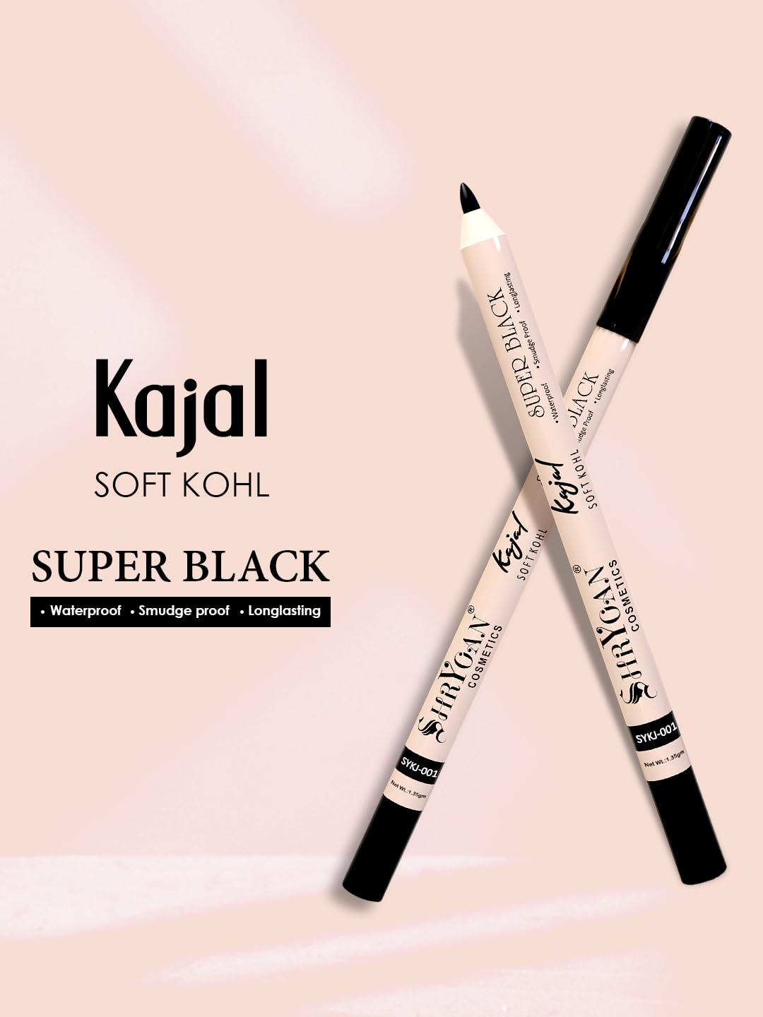 Waterproof Kajal, Mascara & Eyeliner Set - Smudge Proof Eye Makeup Kit for Women & Girls | Perfect for Daily Wear, Parties & Special Occasions