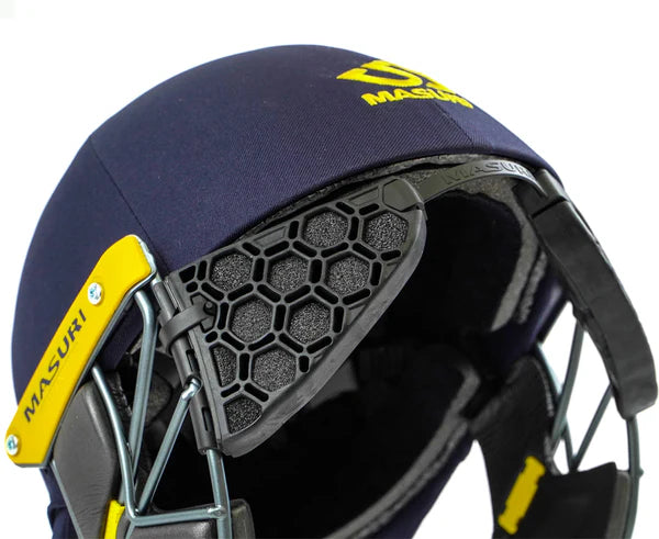 Masuri STEMGUARD PRO Adult Cricket Helmet Neck Guard - Protective Cricket Equipment for Safe Batting Practice & Matches