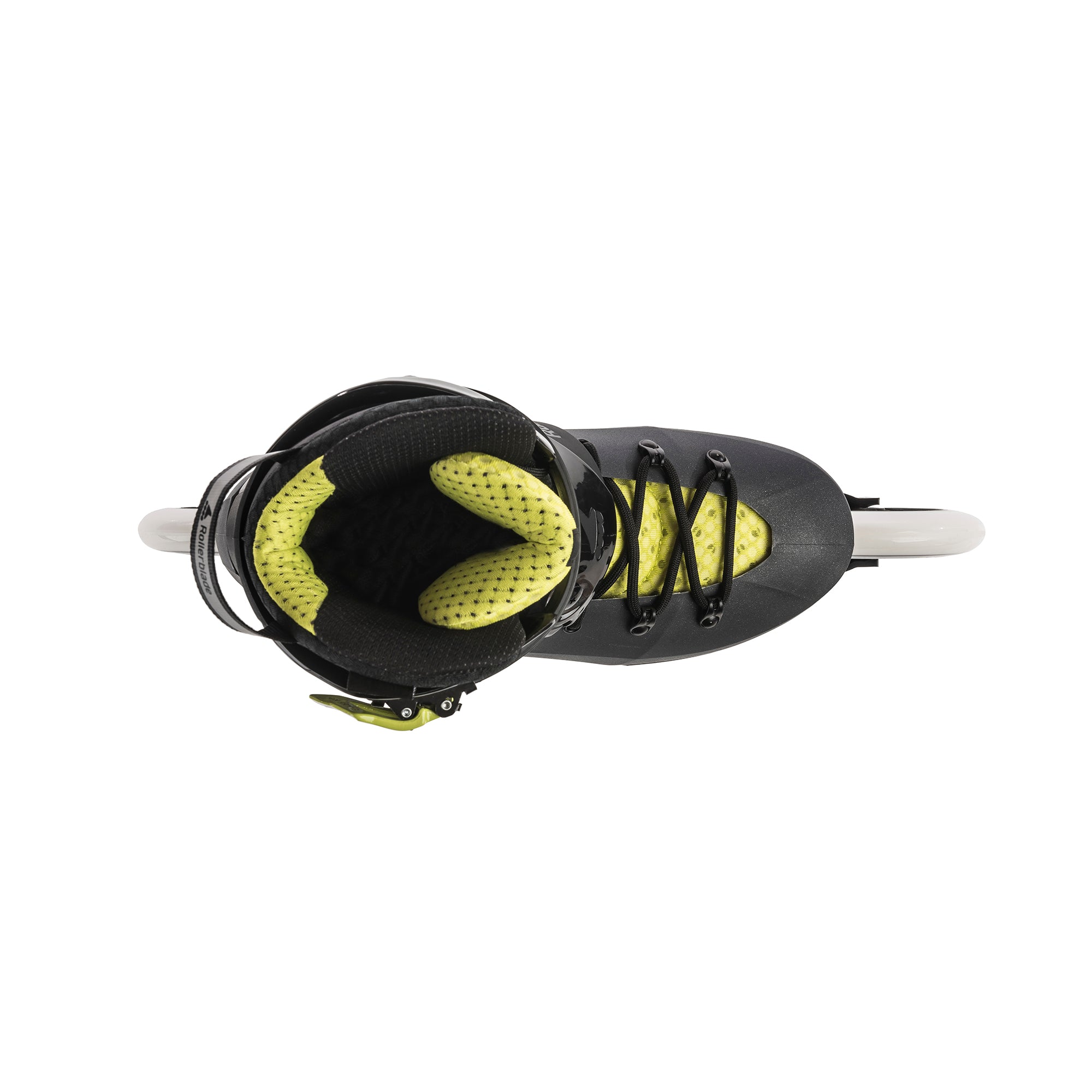 Rollerblade Maxxum Edge 125 3WD Inline Skates - Metallic Grey & Lime - High Performance 3-Wheel Skates for Adults - Perfect for Fitness, Speed Skating & Urban Commuting