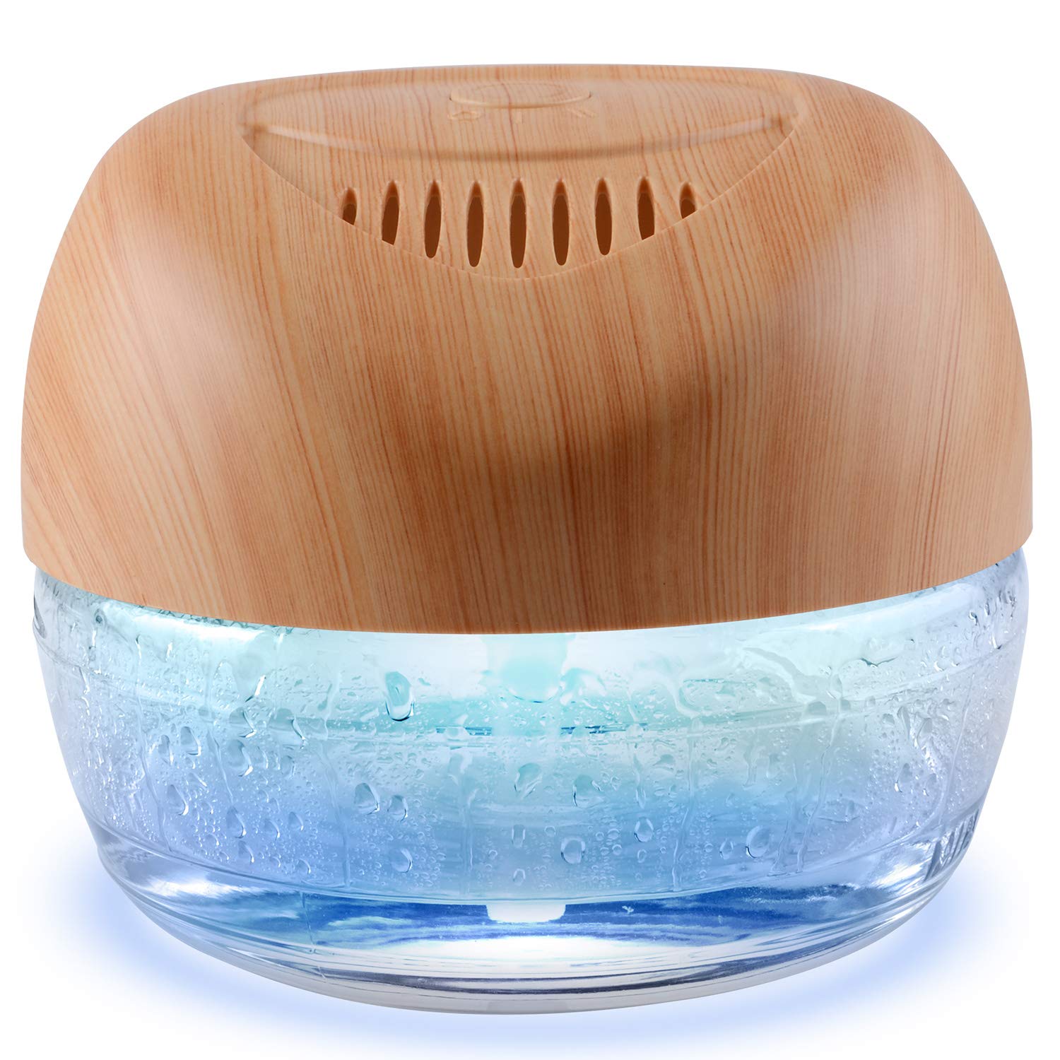3-Pack Water-Based Air Purifier & Humidifier with 7-Color LED Mood Light - Air Freshener, Revitalizer for Home, Bedroom, Office & Living Room - Improves Air Quality & Creates Relaxing Atmosphere