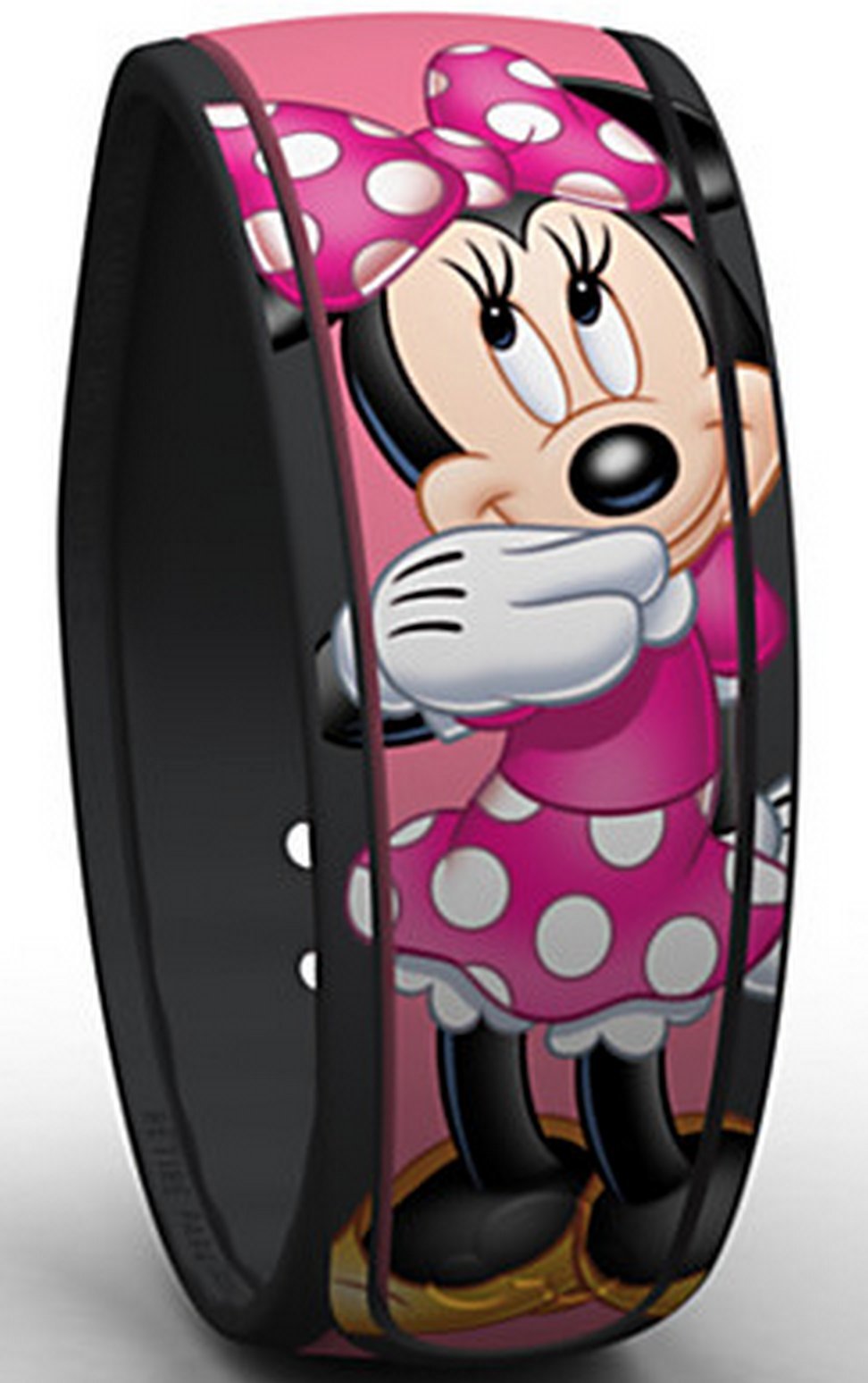 Disney Parks Exclusive Minnie Mouse Autograph Signature MagicBand - Official Disney Park Accessory for Magic Kingdom & Disney World (Ideal for Park Visits, Character Meet & Greets, Collectors)