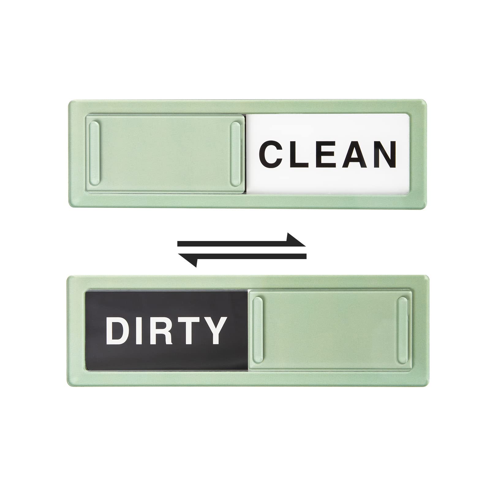 CONMOTO Dishwasher Magnet Clean Dirty Sign - Strong No-Scratch Kitchen Magnets with 2 Double-Sided Stickers for Dishwasher Door - Perfect for Home, Office & RV Use