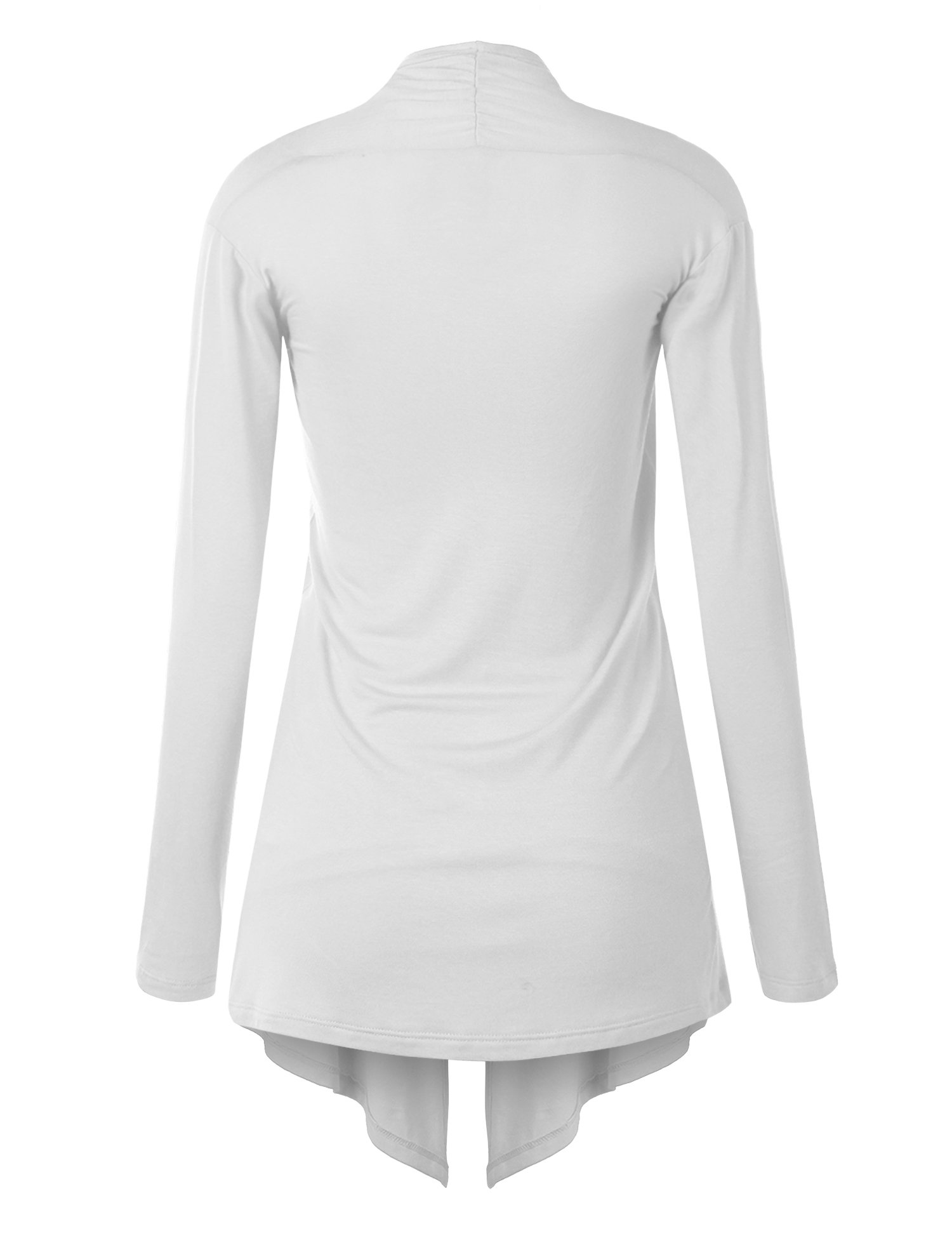 CTC Women's Draped Open-Front Cardigan - Soft Long Sleeve Lightweight Sweater - Made in USA - Perfect for Office, Casual Outfits & Layering in Fall/Winter