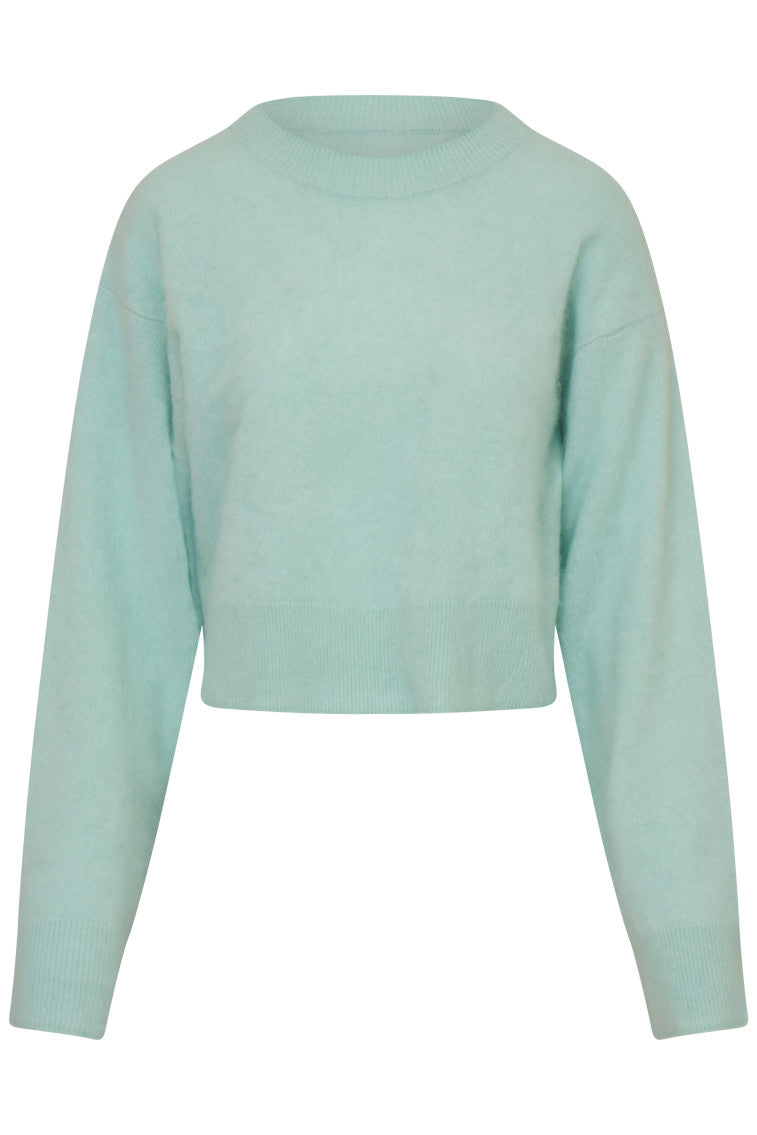 Bellman Pullover Sweater - Soft & Cozy Knit Jumper in Mint Gelato Color | Perfect for Casual Wear, Layering & Cold Weather Fashion