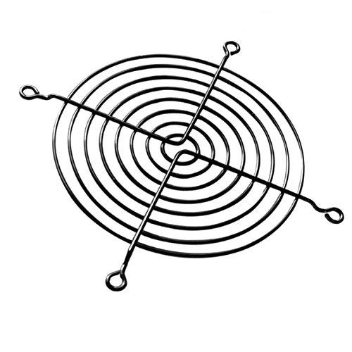 5pcs 140mm Black Wire Fan Grill Guard for Axial Brushless Fan - Durable Protection for PC Cooling, Electronics & DIY Projects