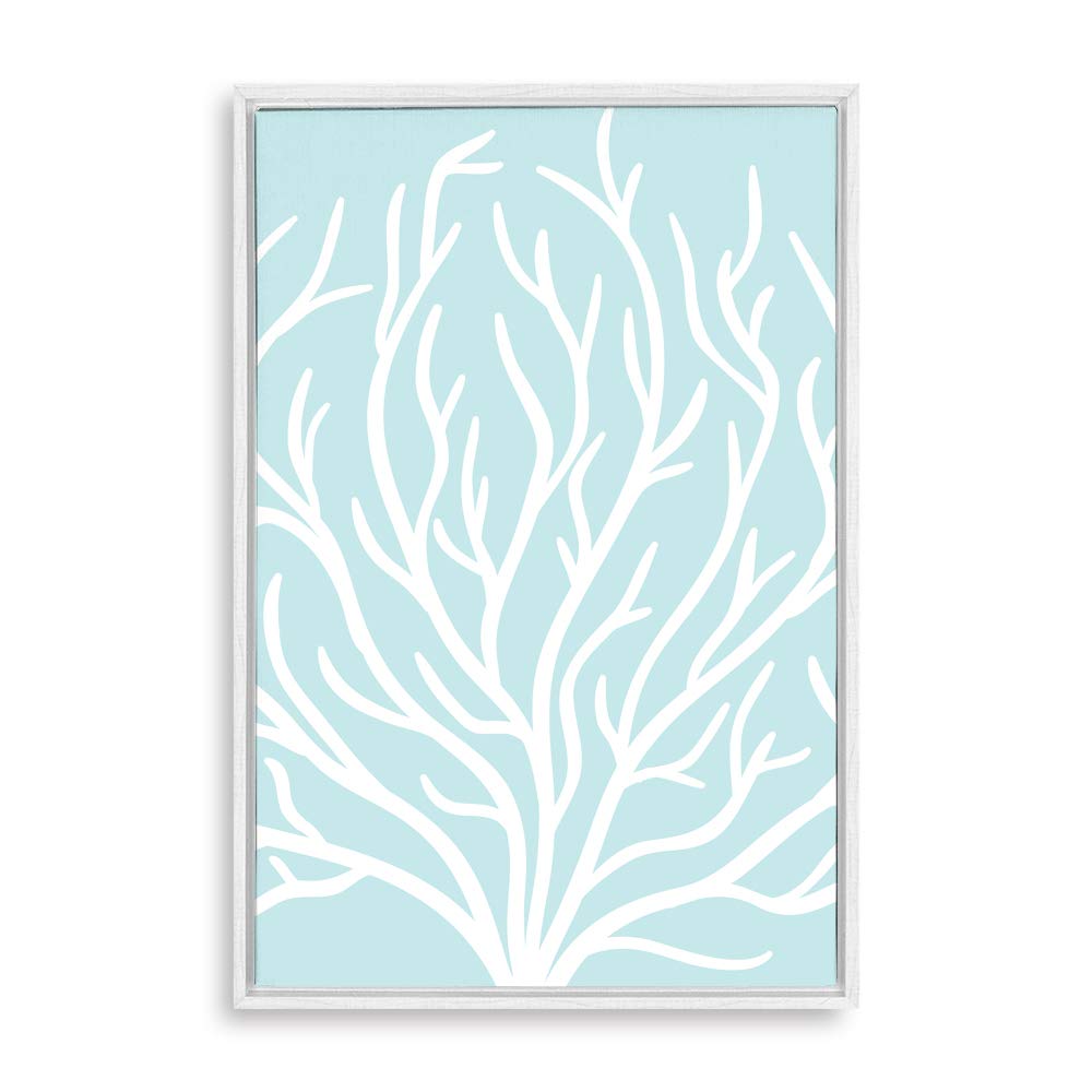 Wall26 Framed Canvas Wall Art - Modern Branches Illustration VIII Print for Living Room & Bedroom Decor - Ready to Hang 16x24 Inches - Perfect for Home, Office & Apartment Decoration