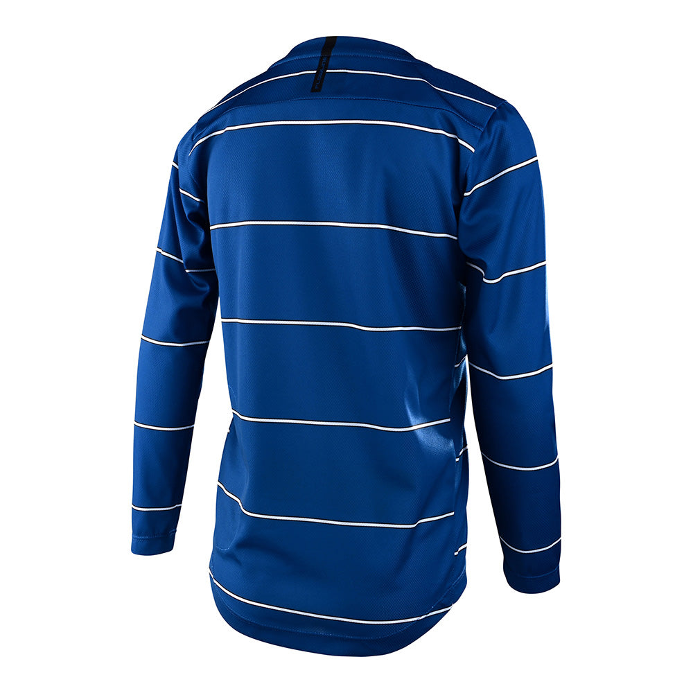 Youth Flowline LS Jersey Revert True Blue - Comfortable Long Sleeve Athletic Shirt for Running, Training & Casual Wear | Breathable & Lightweight Performance Top for Men & Women