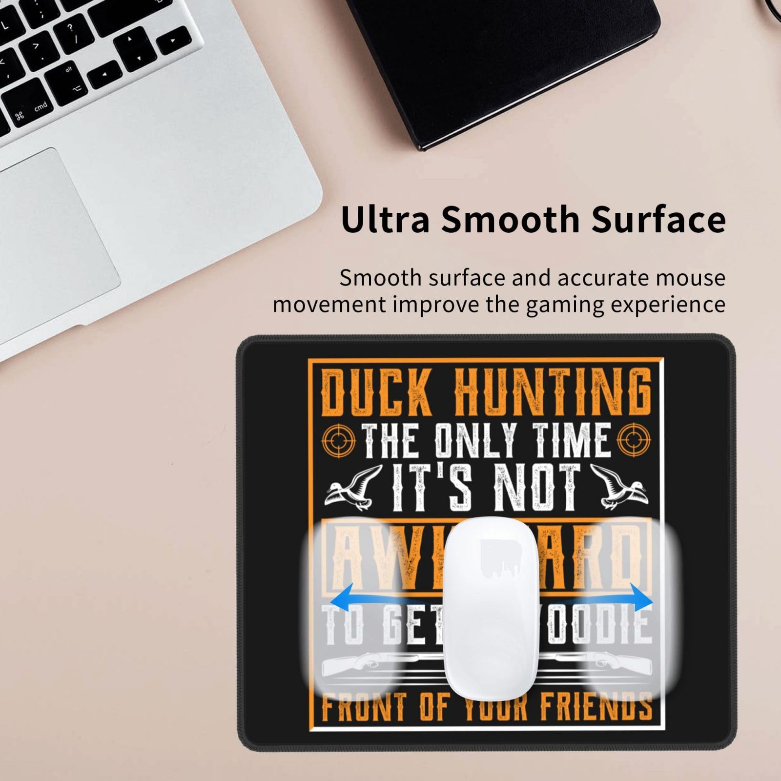Duck Hunting Mouse Pad - Waterproof Non-Slip Rubber Base, 10x12 Inch Gaming & Office Mousepad for PC/Laptop | Perfect for Gamers, Hunters & Office Workers