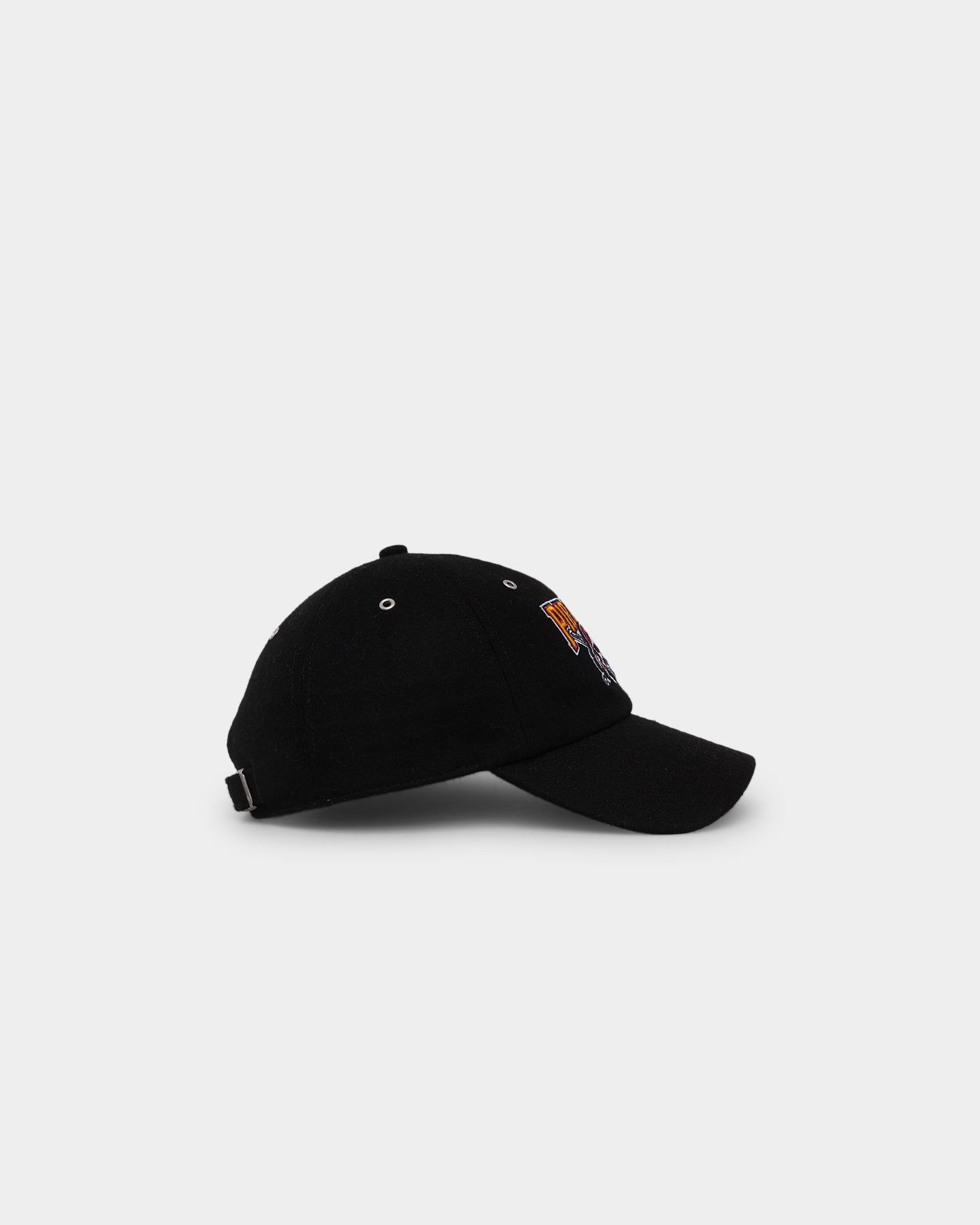 47 Brand Pittsburgh Pirates Wool '47 Clean Up Strapback Black Hat - Official MLB Baseball Cap for Men & Women, Perfect for Games, Tailgating & Casual Wear