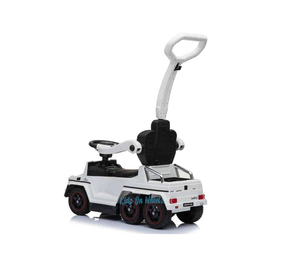 Mercedes Benz AMG 5-in-1 Baby Walker with Adjustable Height - Convertible Infant Push Car, Stroller & Activity Center for Boys & Girls - Perfect for Indoor Play & Outdoor Walks