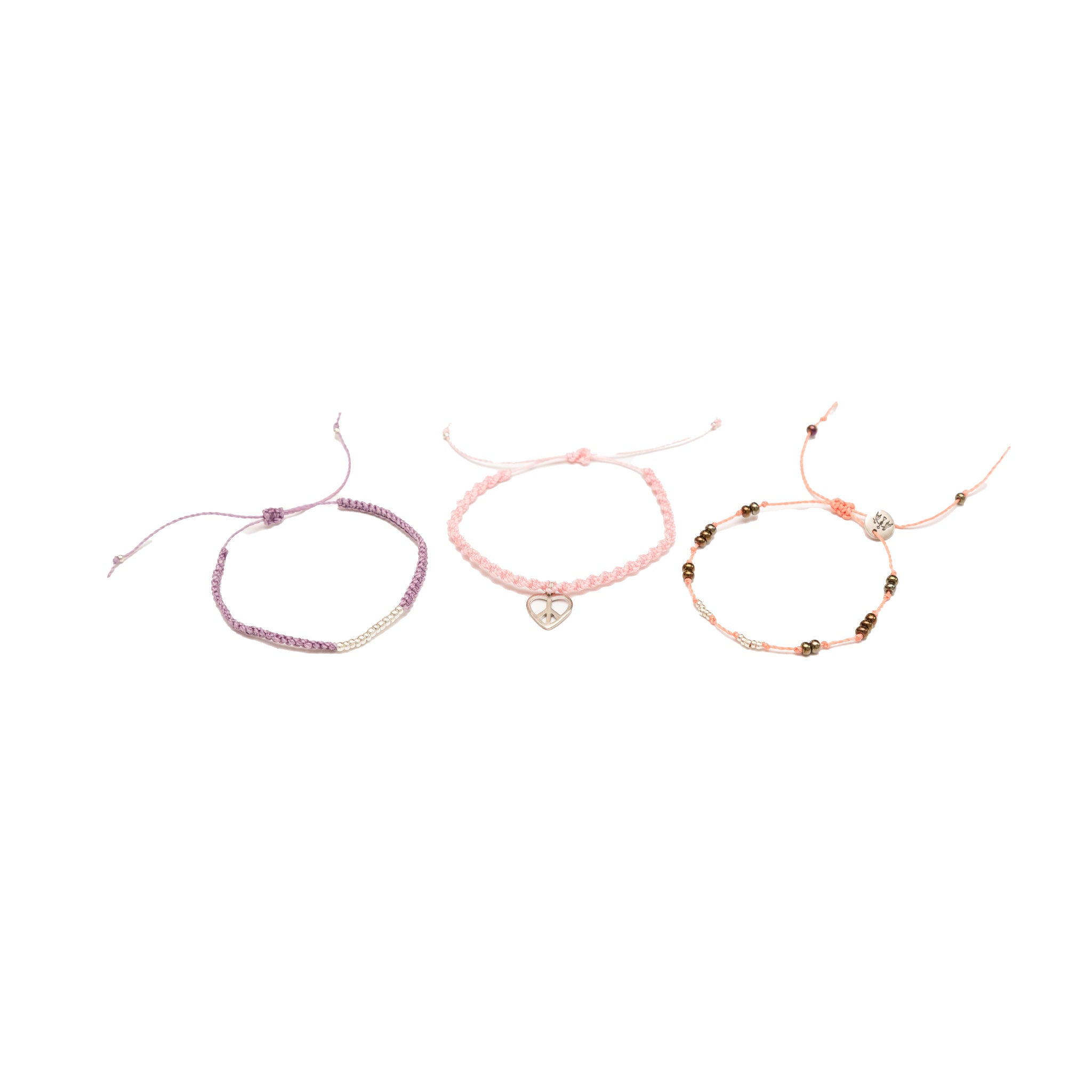Handmade Macrame and Bead Bracelet Set of 3 - Boho Chic Friendship Bracelets for Women - Perfect for Gifts, Parties, and Everyday Wear