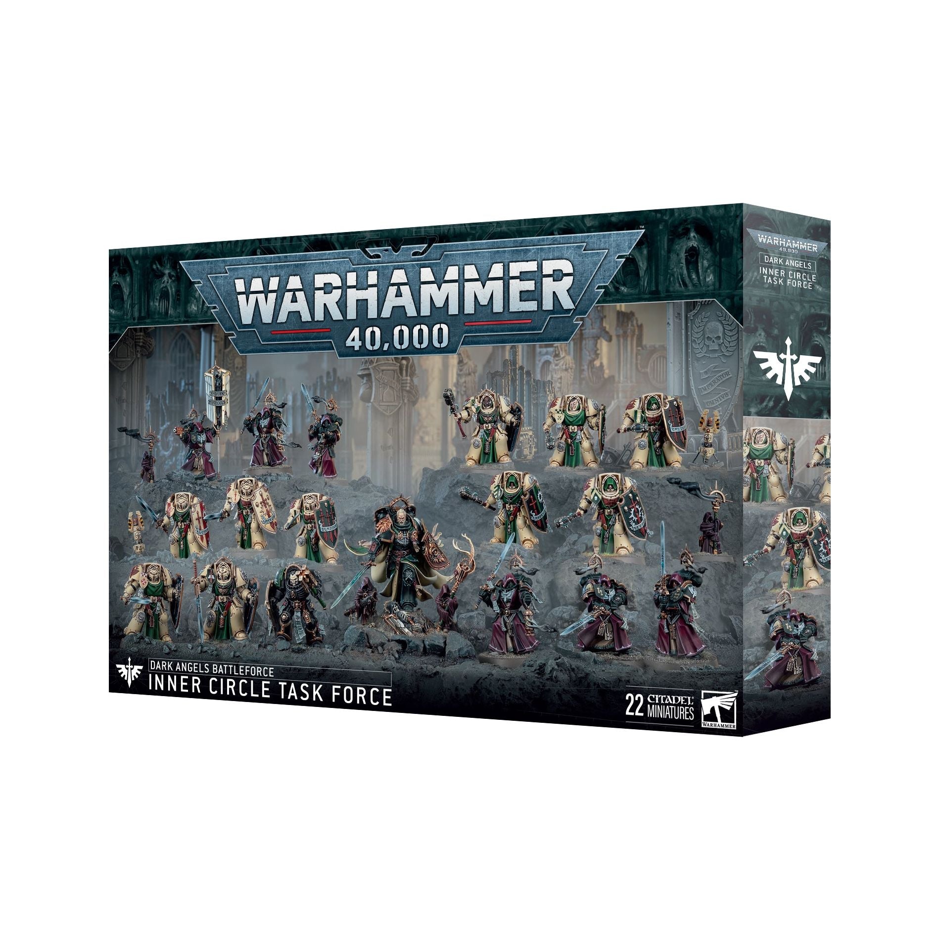 Dark Angels Battleforce: Inner Circle Task Force – Warhammer 40K Tabletop Miniatures Set for Strategy Gaming & Collecting