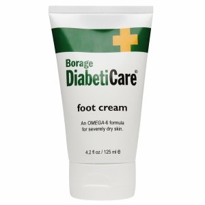ShiKai Borage DiabetiCare Foot Cream 4.2 fl oz (125 ml) - Moisturizing & Soothing Foot Care for Diabetic Skin Relief - Perfect for Daily Use & Nighttime Foot Treatment