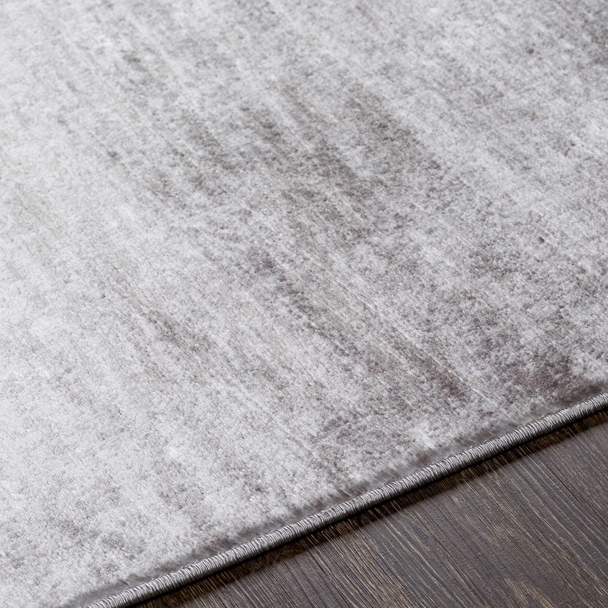 Modern Blue and Gray Hauteloom Hingatungan Area Rug 8'10