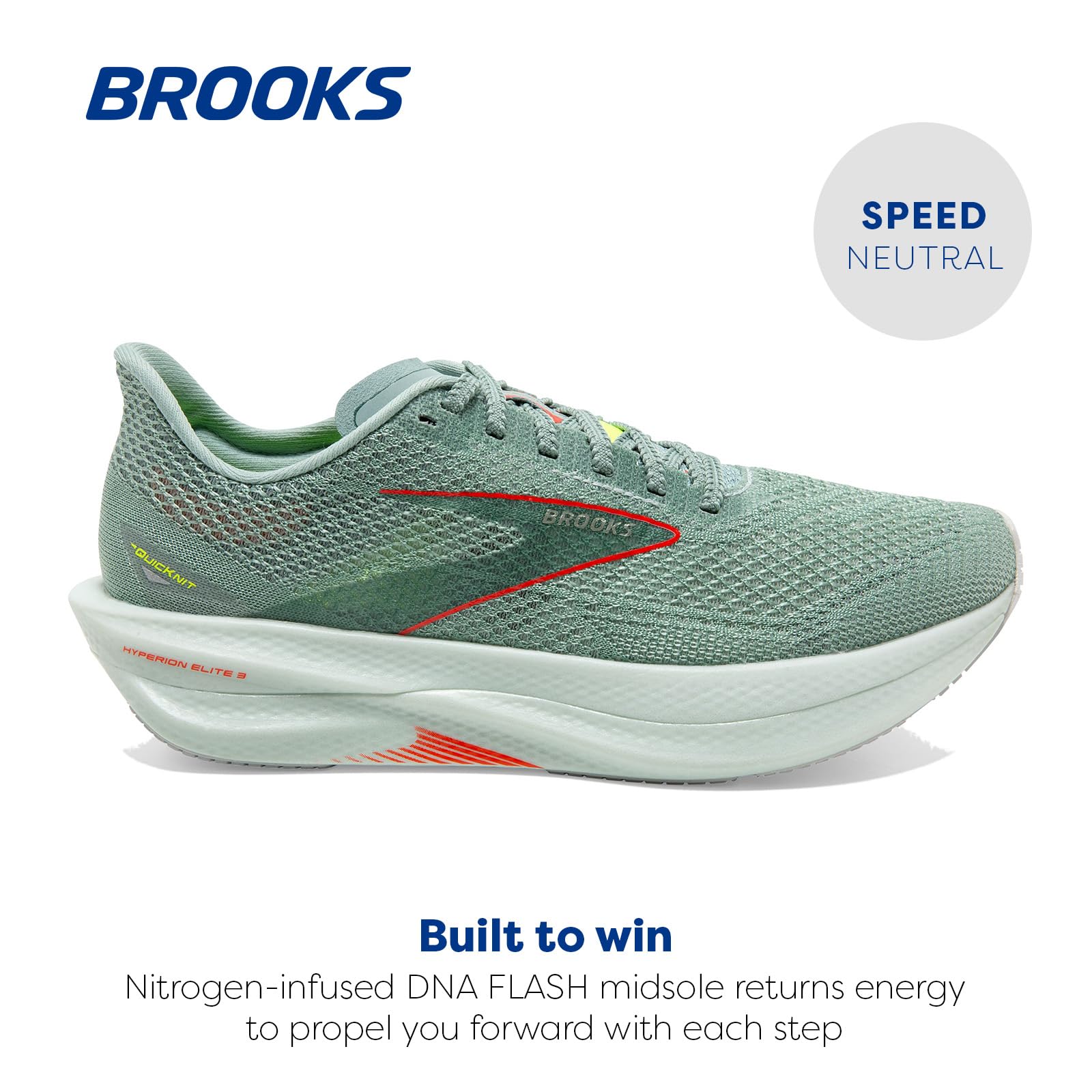 Brooks Hyperion Elite 3 - Premium Lightweight Running Shoes for Men & Women | Road Racing & Marathon Training | Neutral Cushioning for Speed & Comfort