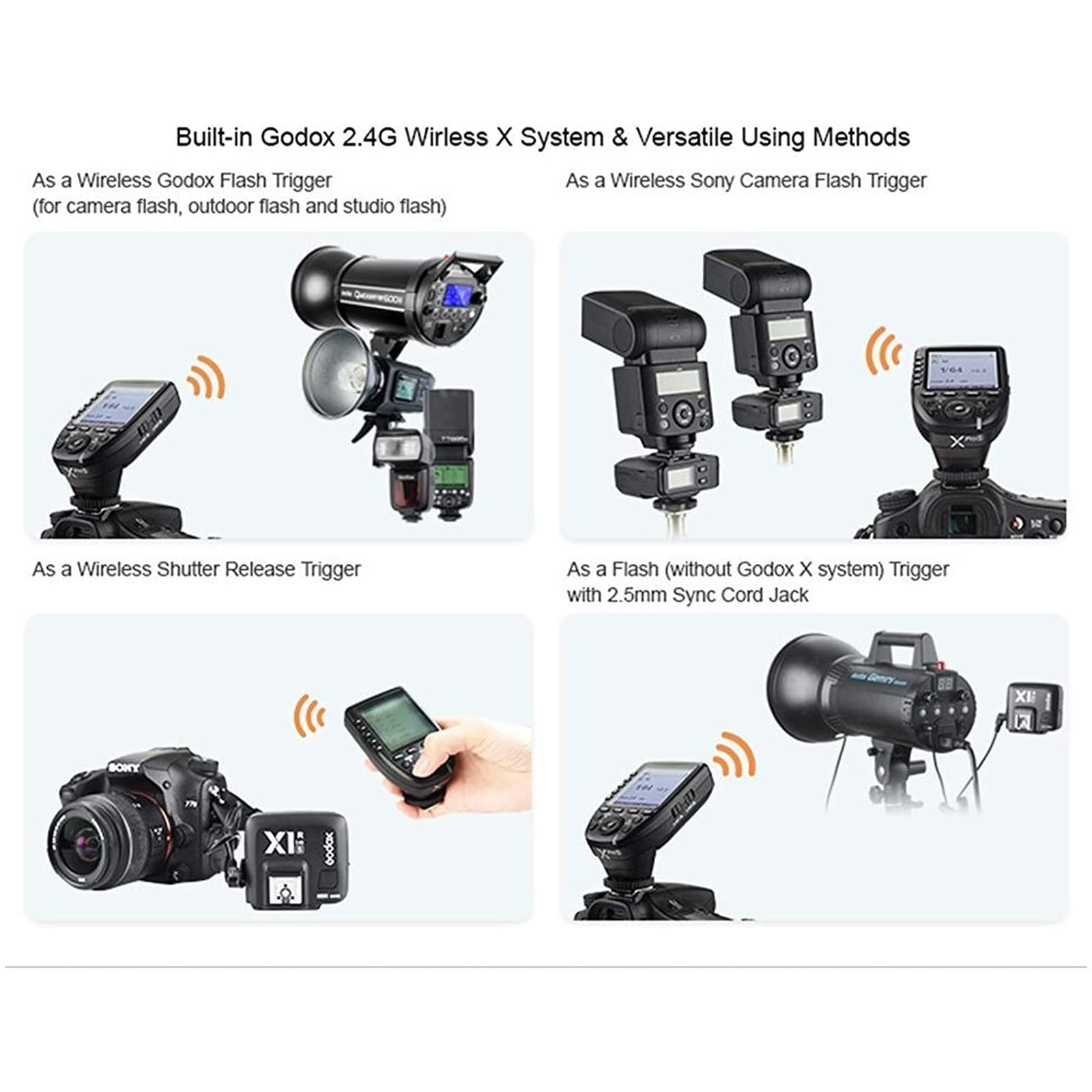 Godox R200 Macro Ring Flash for Canon Nikon Sony DSLR Cameras - Compatible with AD200 & AD200 Pro, Includes Xpro-O Trigger, 5800K±200 Color Temp, 200Ws Power with Modeling Lamp - Perfect for Portrait, Macro, Wedding, Product & Food Photography