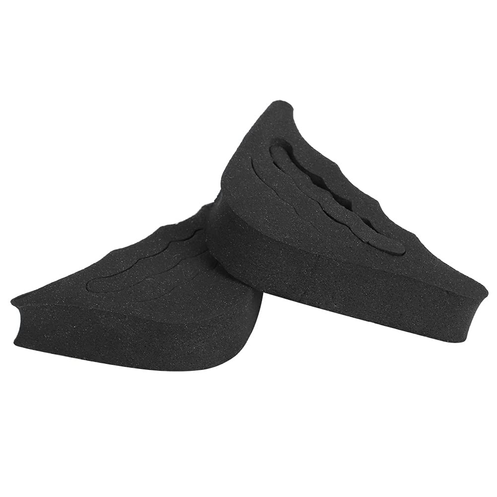 Breathable Toe Inserts for Men - Soft Sponge Shoe Insoles for Casual & Sports Shoes (Black) | Perfect for Running, Walking & Everyday Comfort