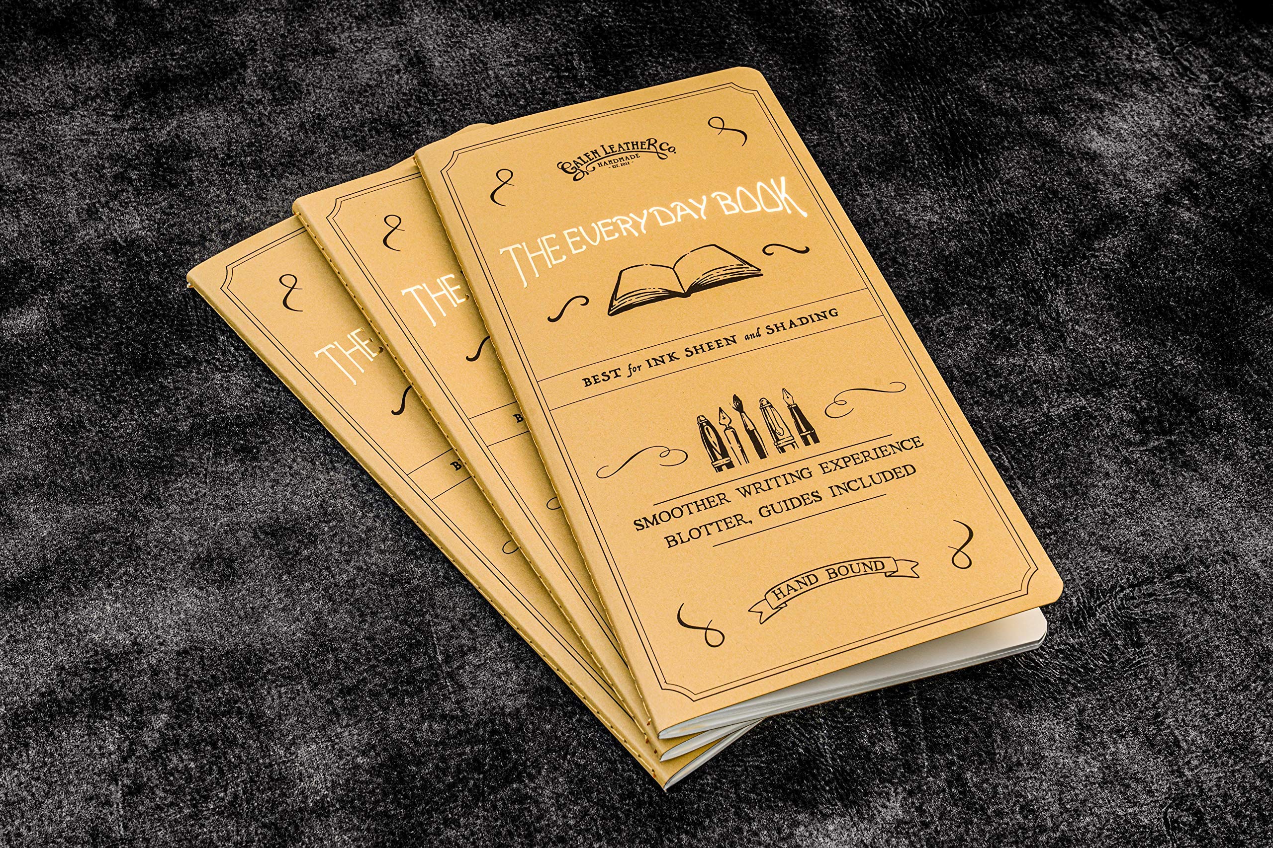 Premium Tomoe River 52gsm Blank Notebook Refills - Fountain Pen Friendly Paper - Set of 3 Regular Size Inserts for Traveler's Journal | Perfect for Journaling, Sketching & Daily Planning