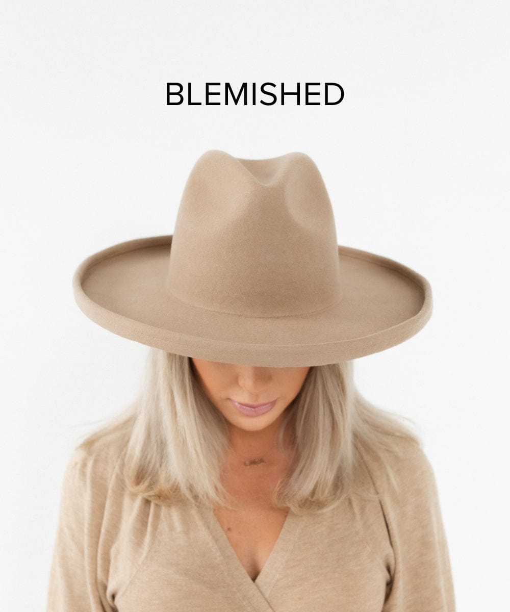 Cara Loren Women's Fashion Pencil Brim Hat in Tan - Stylish Sun Hat for Beach, Outdoor & Summer Outfits