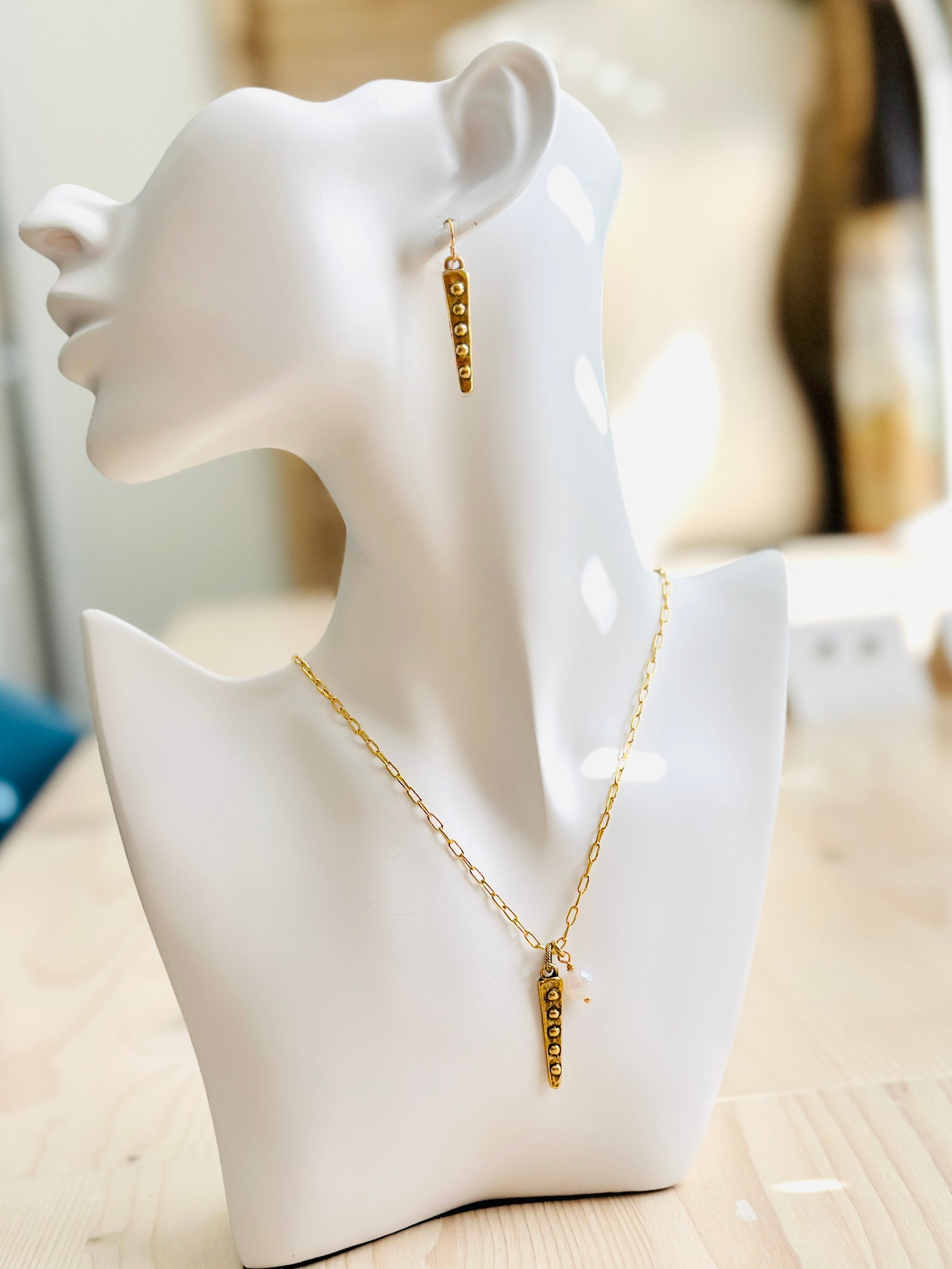 Harper Necklace for Women - Elegant Gold Plated Pendant with Cubic Zirconia | Perfect for Weddings, Parties & Everyday Wear
